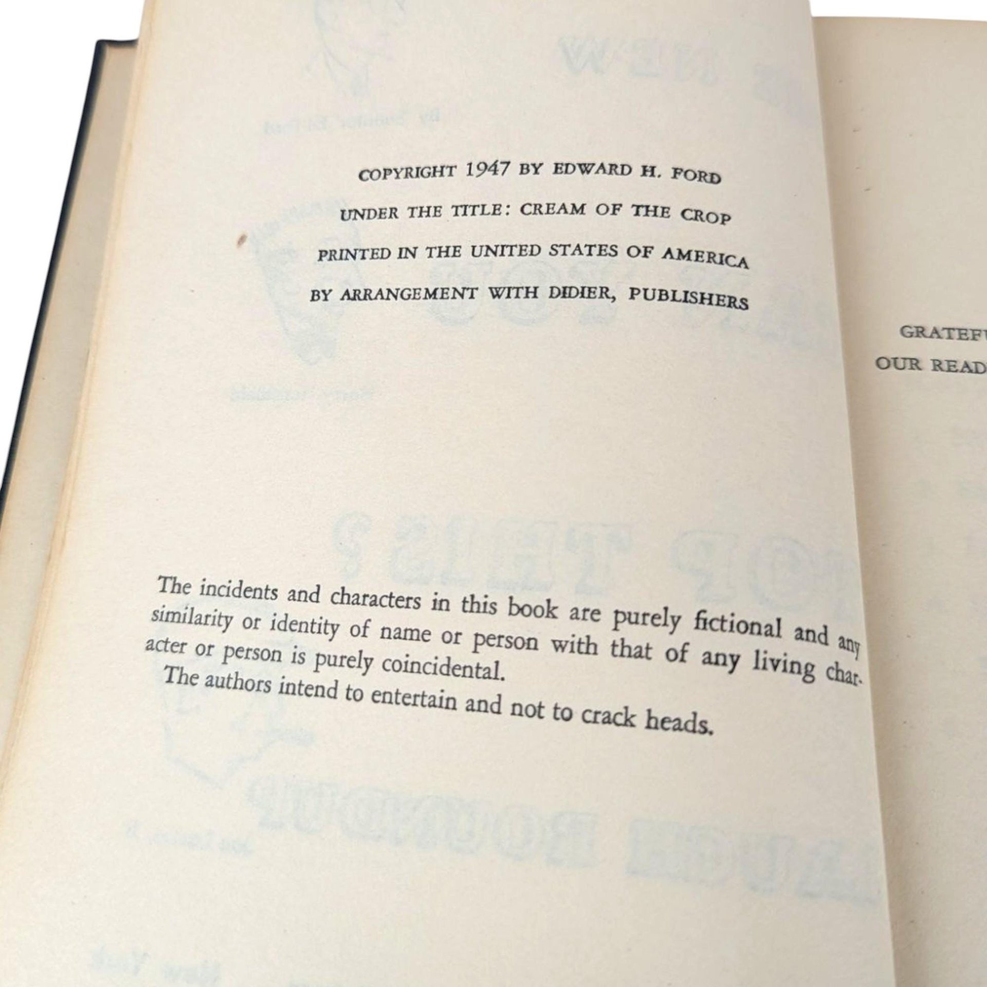 Vintage 1947 "Can You Top This?" Joke Book: Radio Show Humor