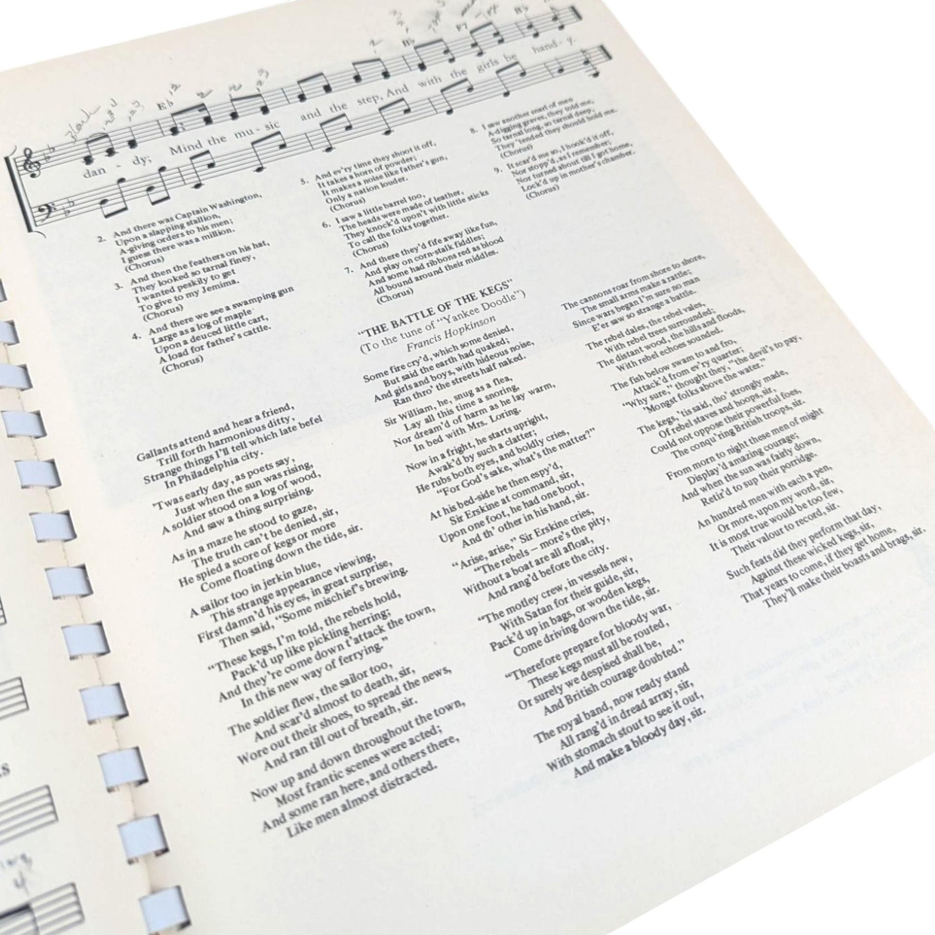 1975 Bicentennial Songbook Vol. 1: American History Sheet Music