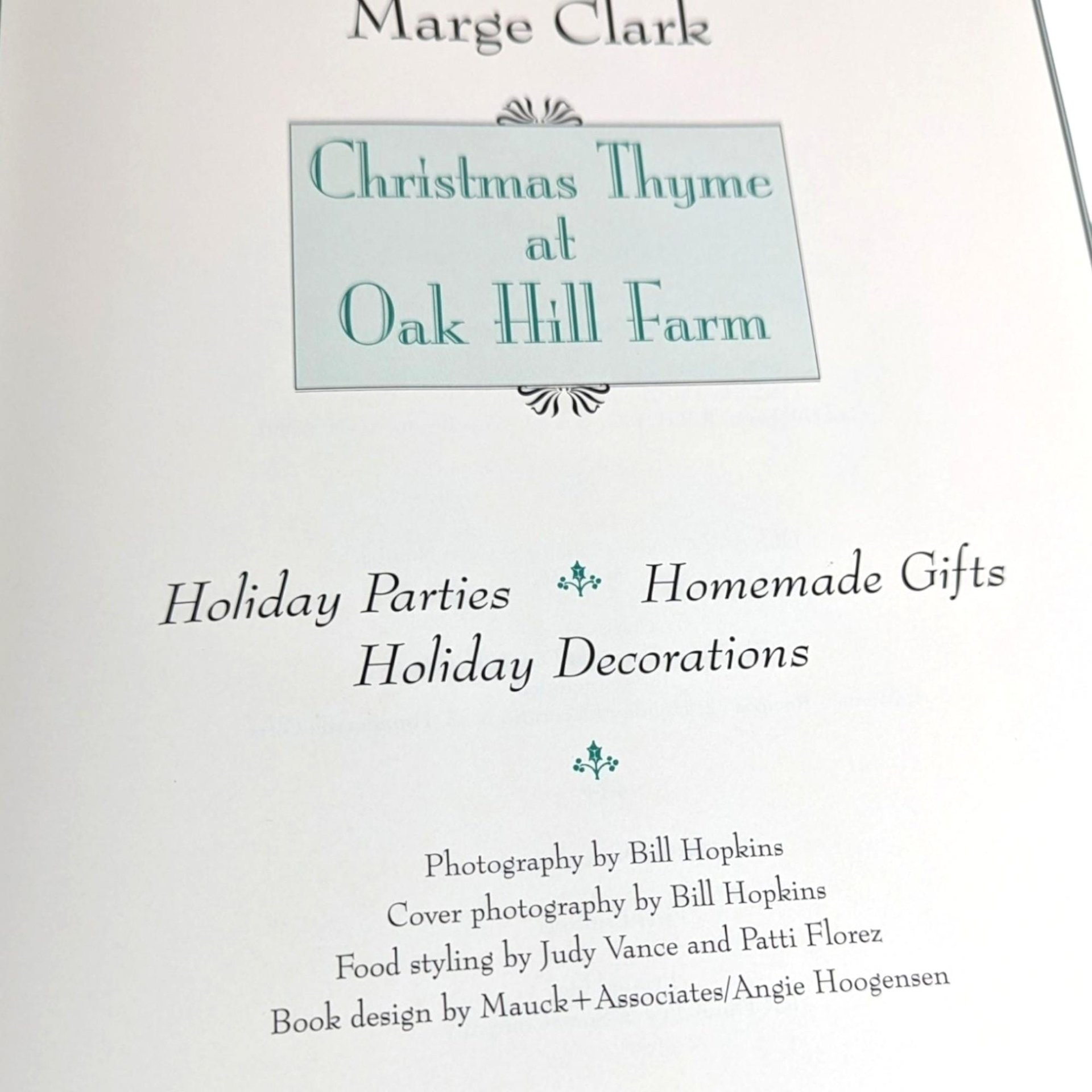 Signed Christmas Thyme at Oak Hill Farm Book: 1994 Holiday Decor & Crafts