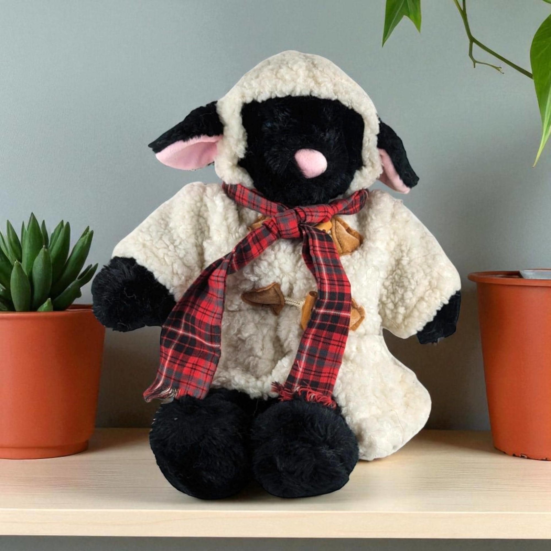 Vintage 1984 Curly McFleece Lamb Plush: North American Bear Co. Retro Toy