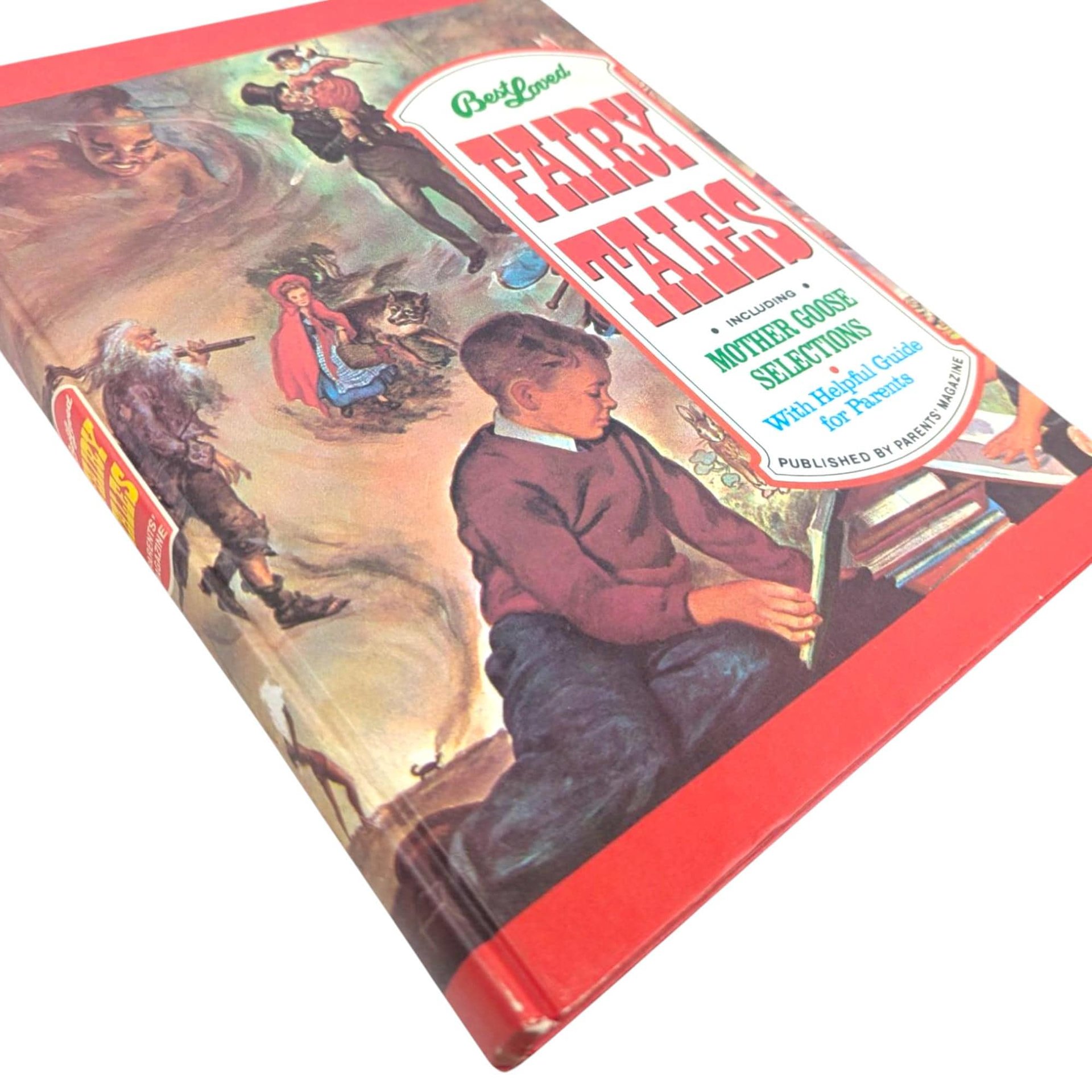 Vintage 1974 Best Loved Fairy Tales Hardcover: Mother Goose Children's Bedtime Storybook