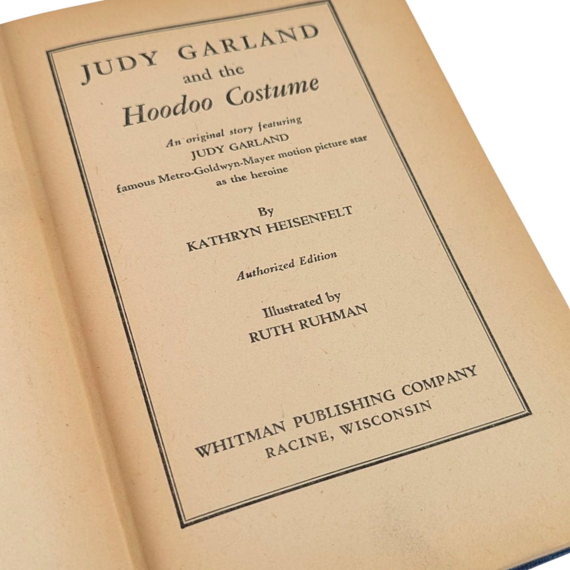Vintage 1945 Judy Garland and the Hoodoo Costume: Illustrated Children's Book by Kathryn Heisenfelt