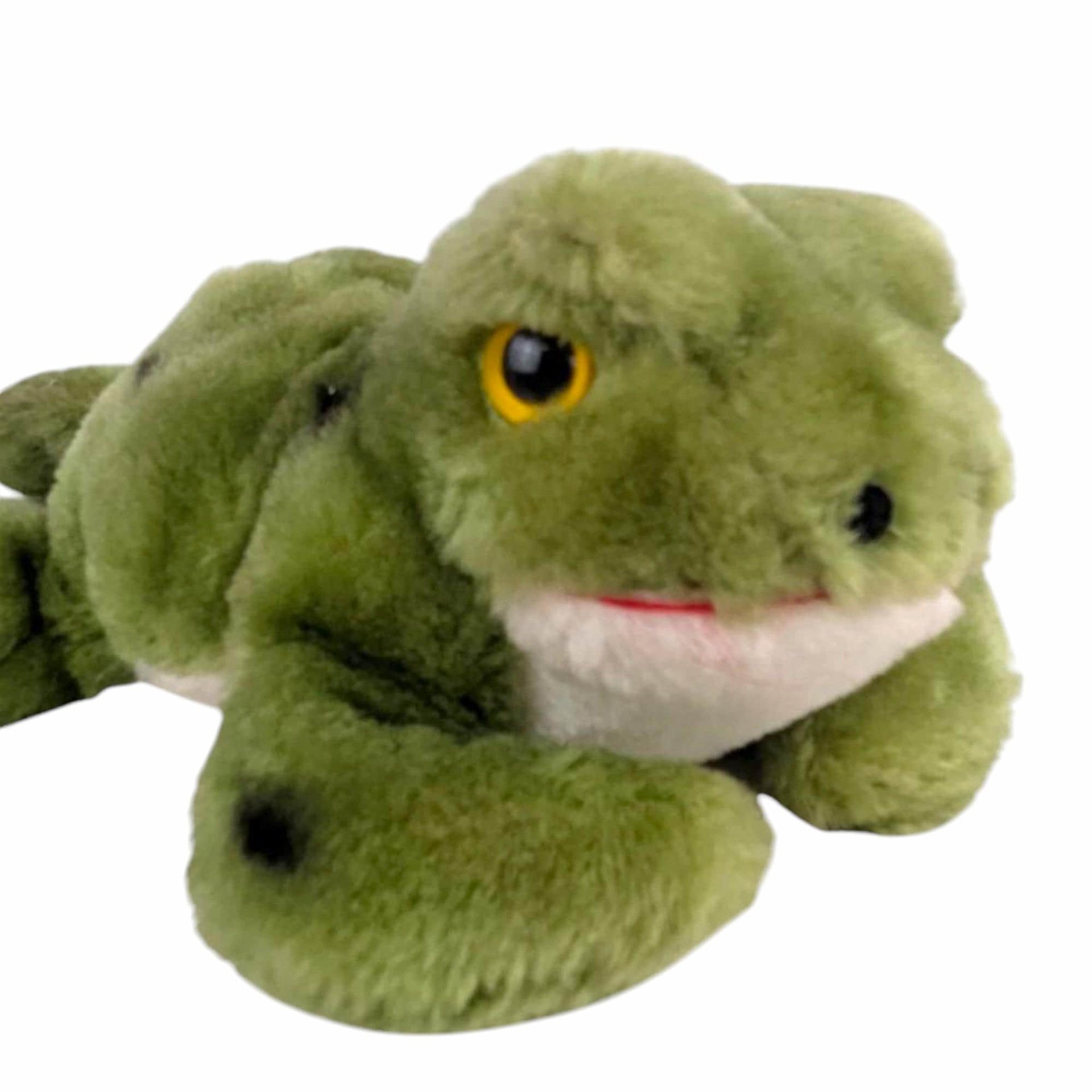 Vintage 1976 Dakin Plush Spotted Frog: Collectible Stuffed Animal