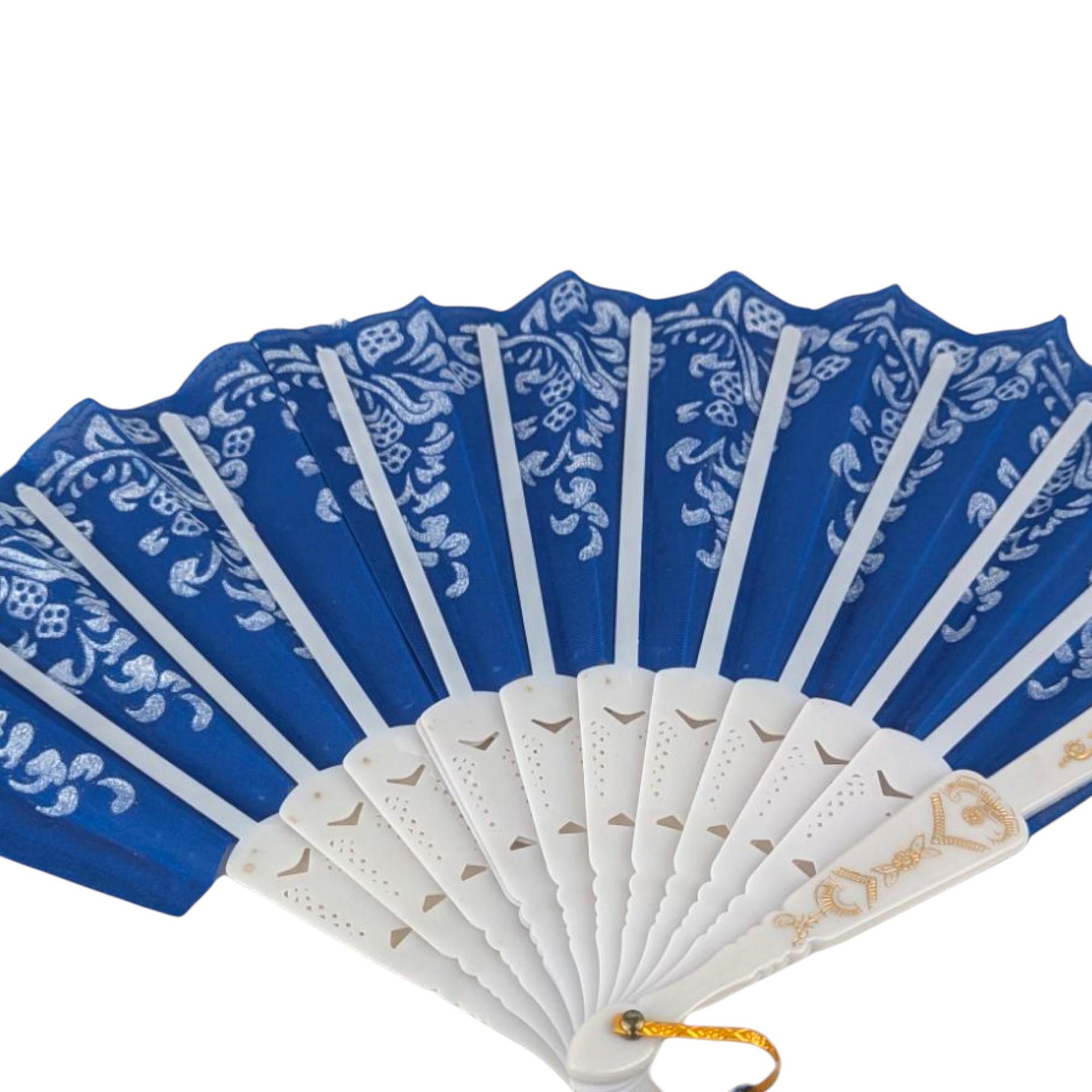 Vintage Asian Inspired Decorative Fans: Cloth, Wood & Plastic Wall Decor