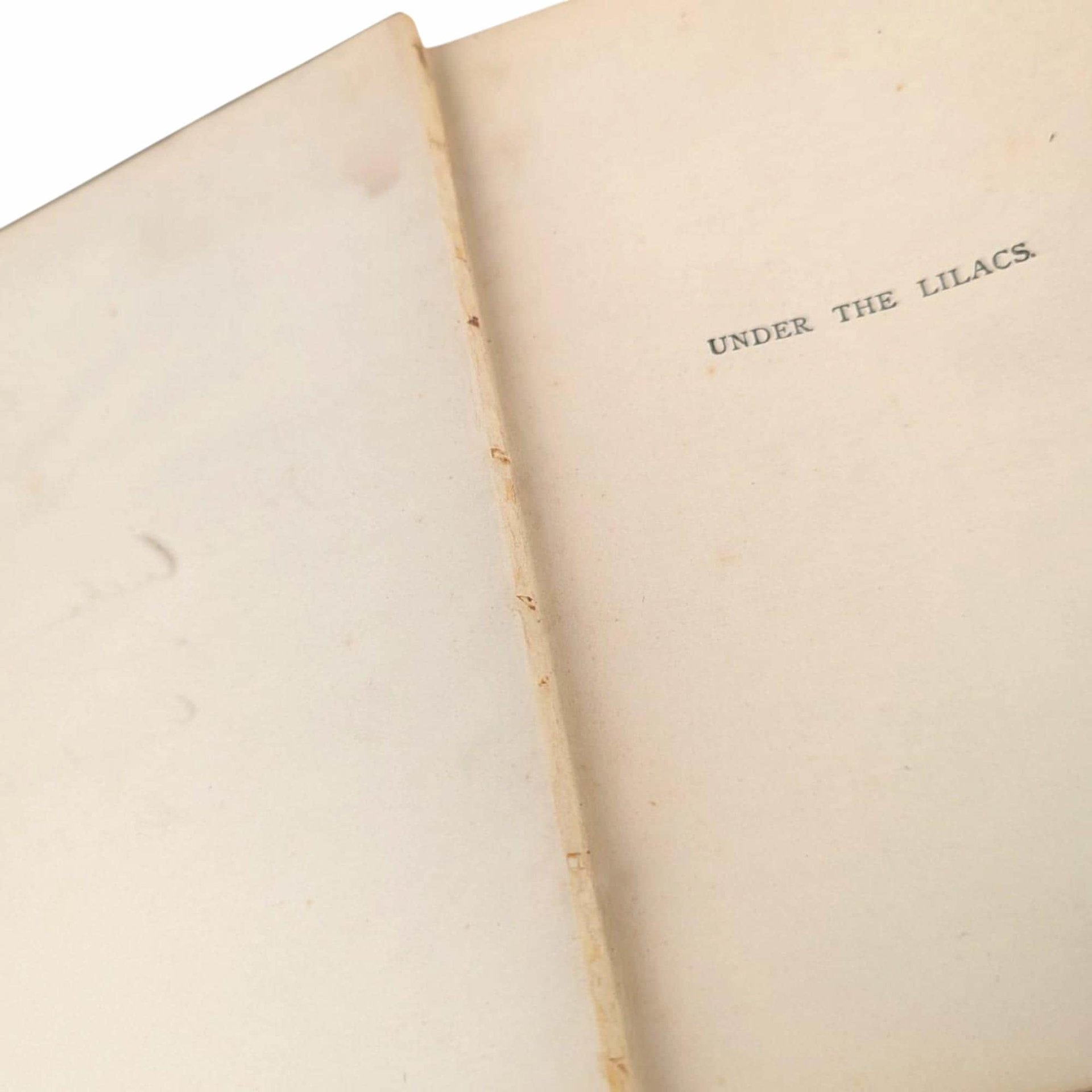Antique "Under the Lilacs" Book by Louisa May Alcott - 1878 Collectible Classic
