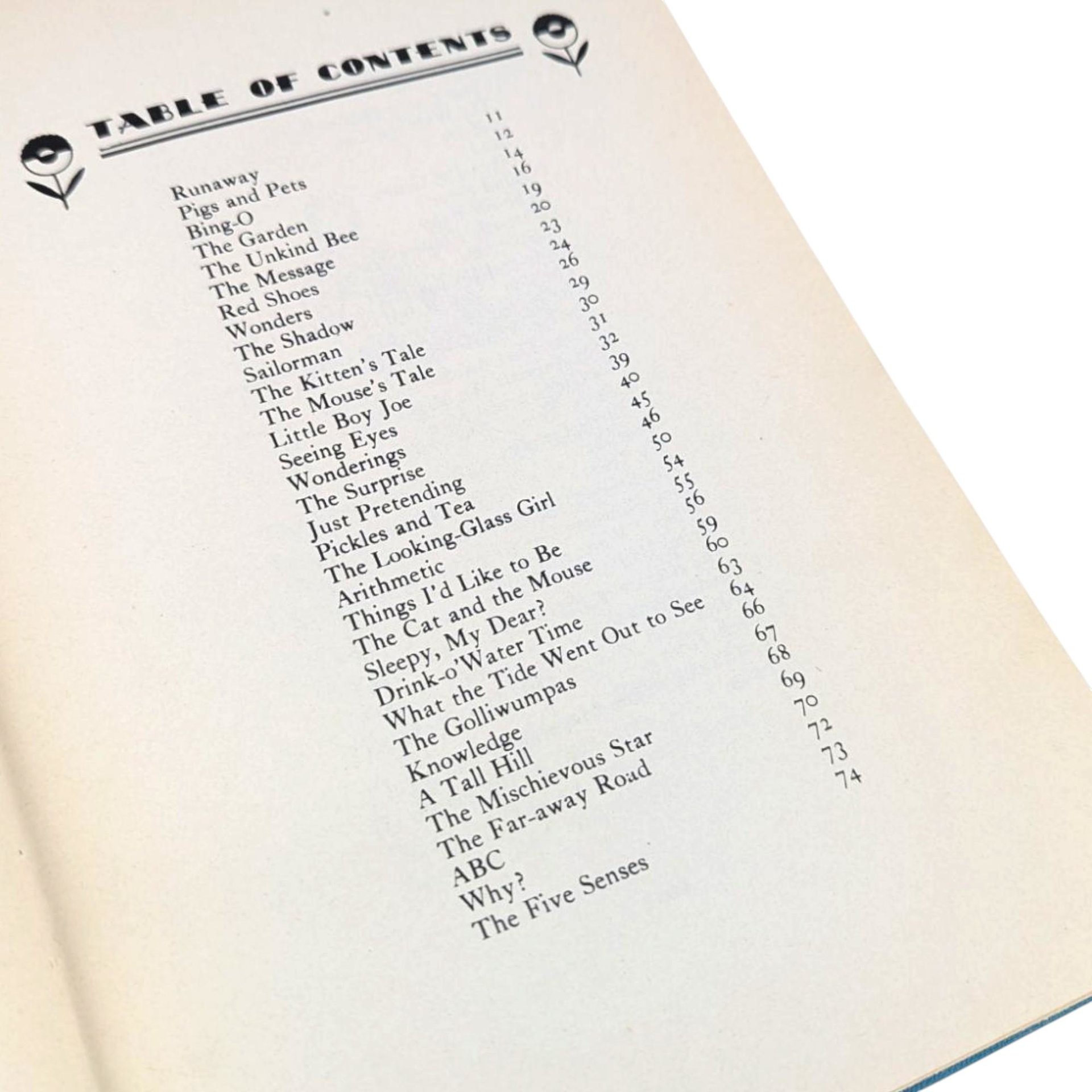 1931 Runaway Rhymes: Vintage Illustrated Children's Poetry Book