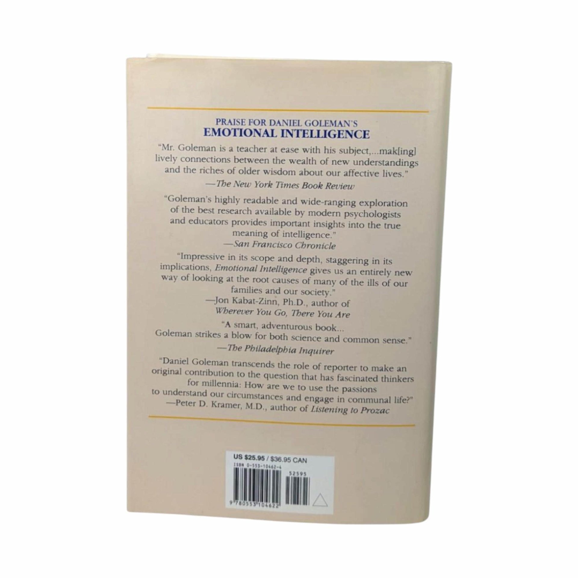 Vintage 1998 'Emotional Intelligence' Hardcover: Daniel Goleman Business Psychology Book