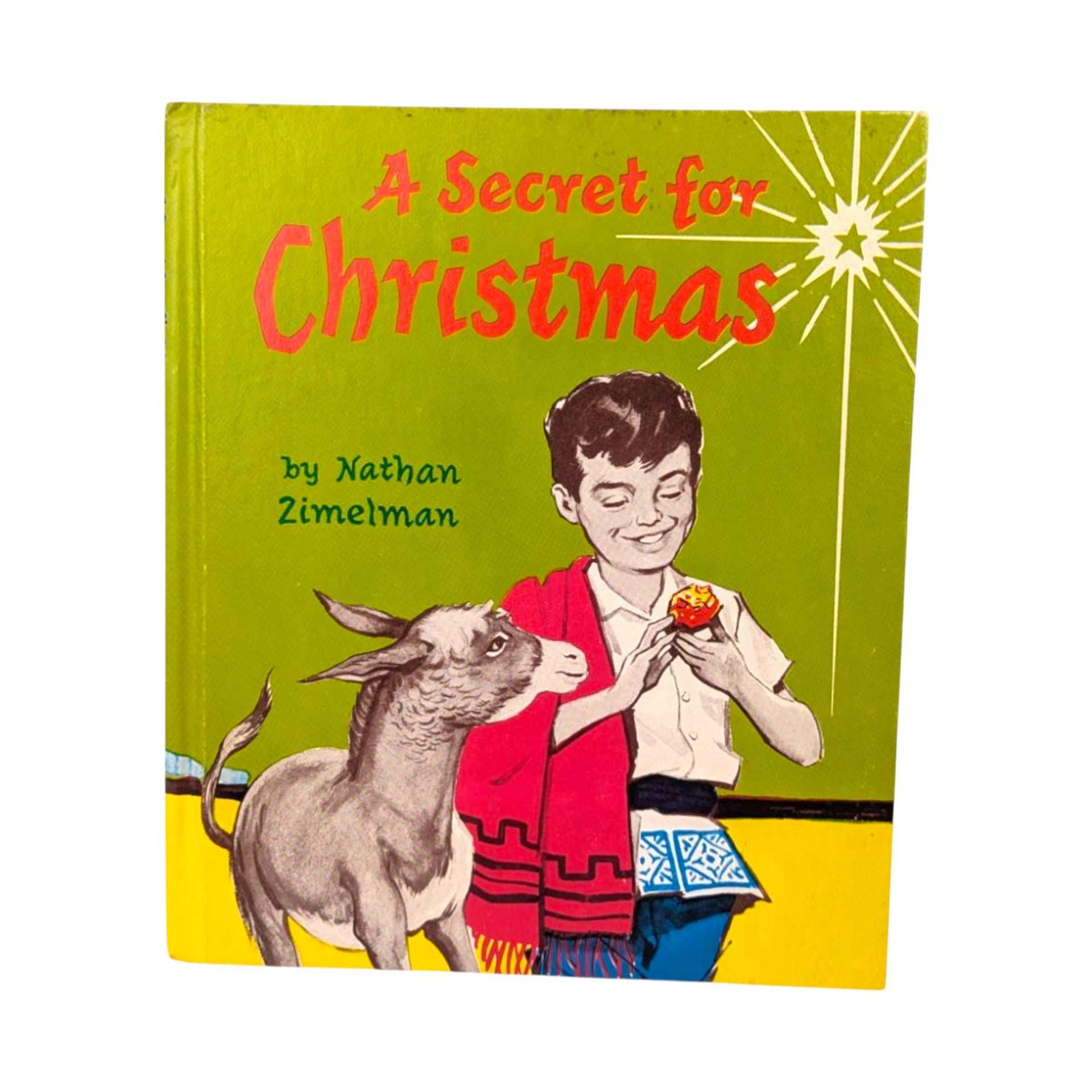 Vintage Children's Christmas Book: A Secret for Christmas, 1964 Hardcover