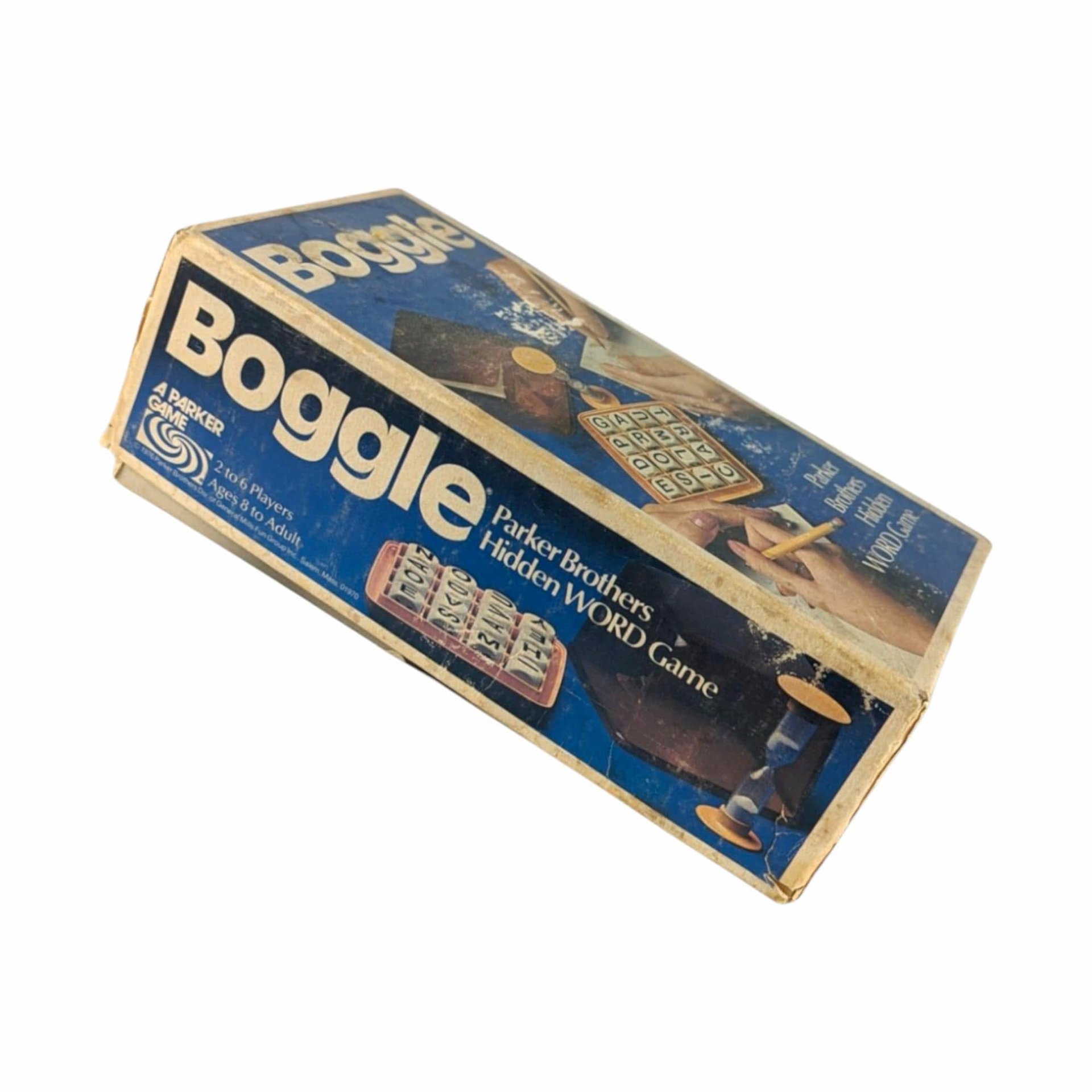 Vintage 1976 Boggle Game: Classic Parker Brothers Word Game