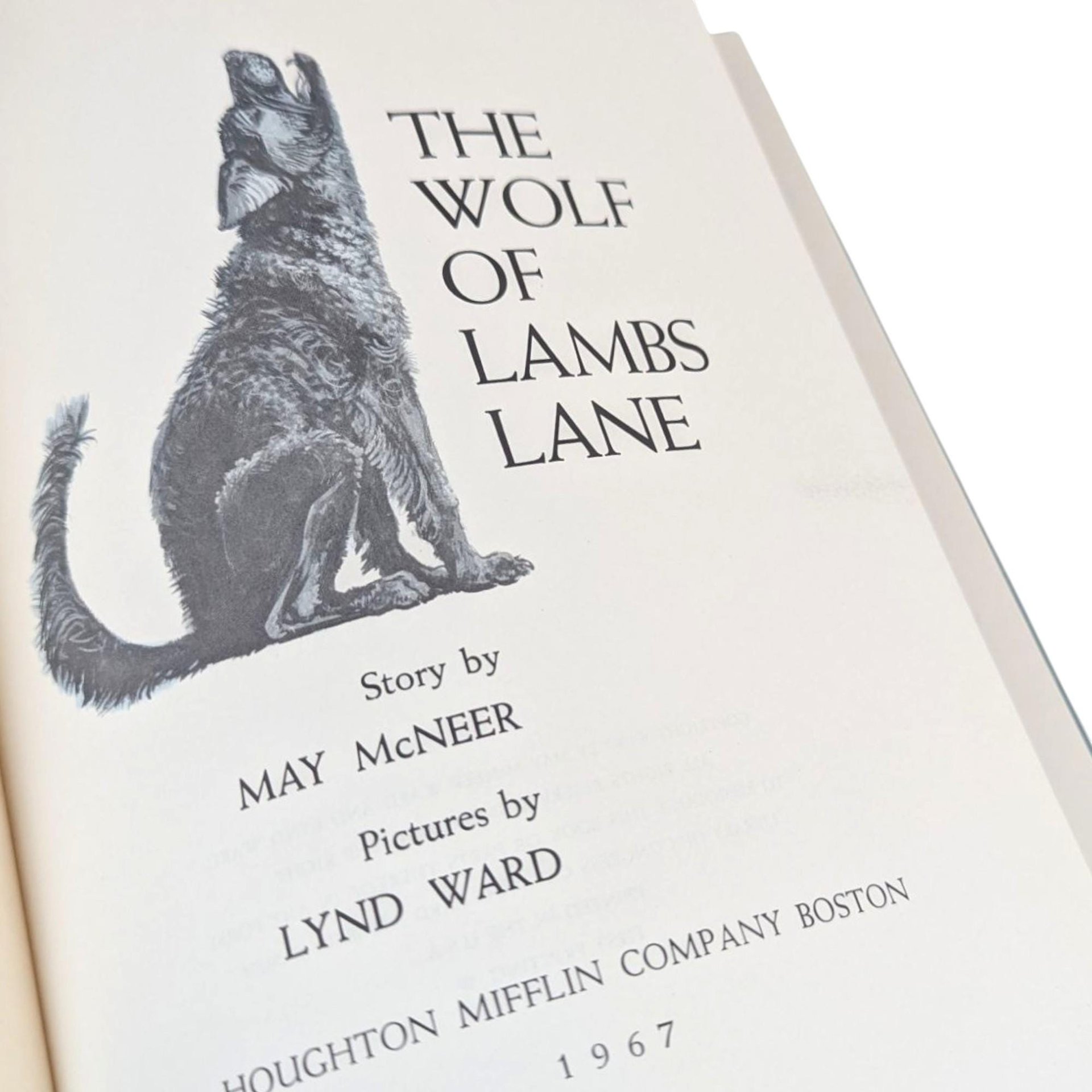 1967 The Wolf of Lambs Lane: Vintage Children's Book with Lynd Ward Illustrations