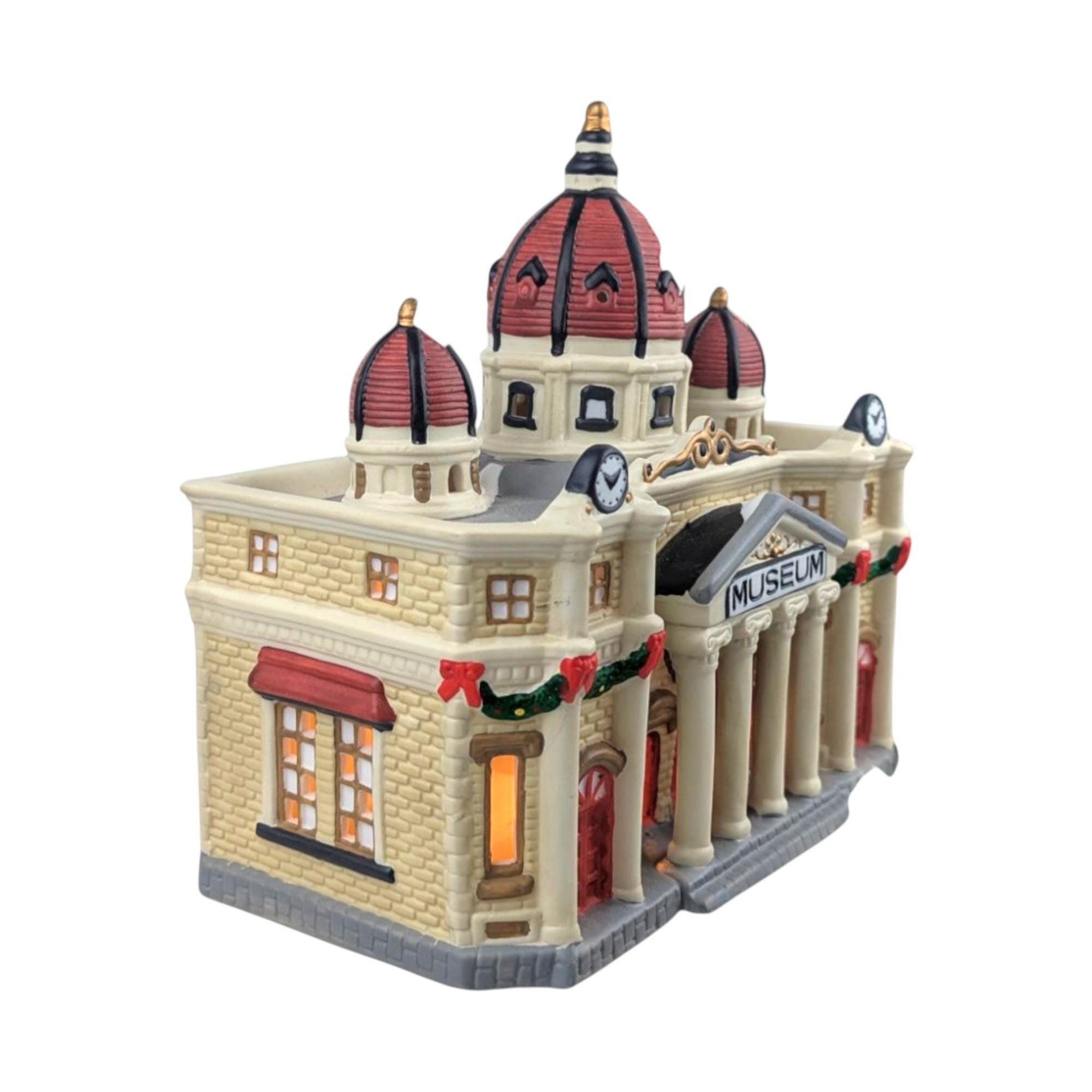 Vintage Dickens Keepsake Museum Christmas Village House: Lighted Ceramic Holiday Building