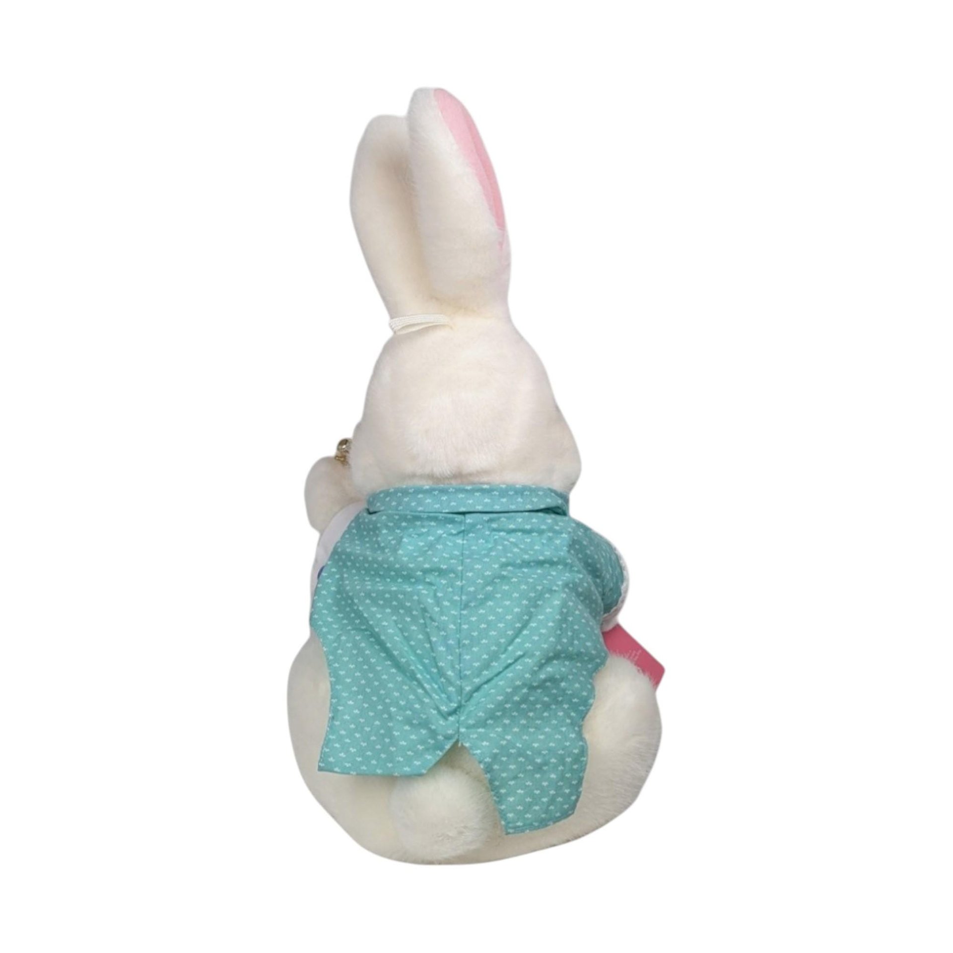 Vintage 1991 White Rabbit Plush: Target Alice in Wonderland Stuffed Animal
