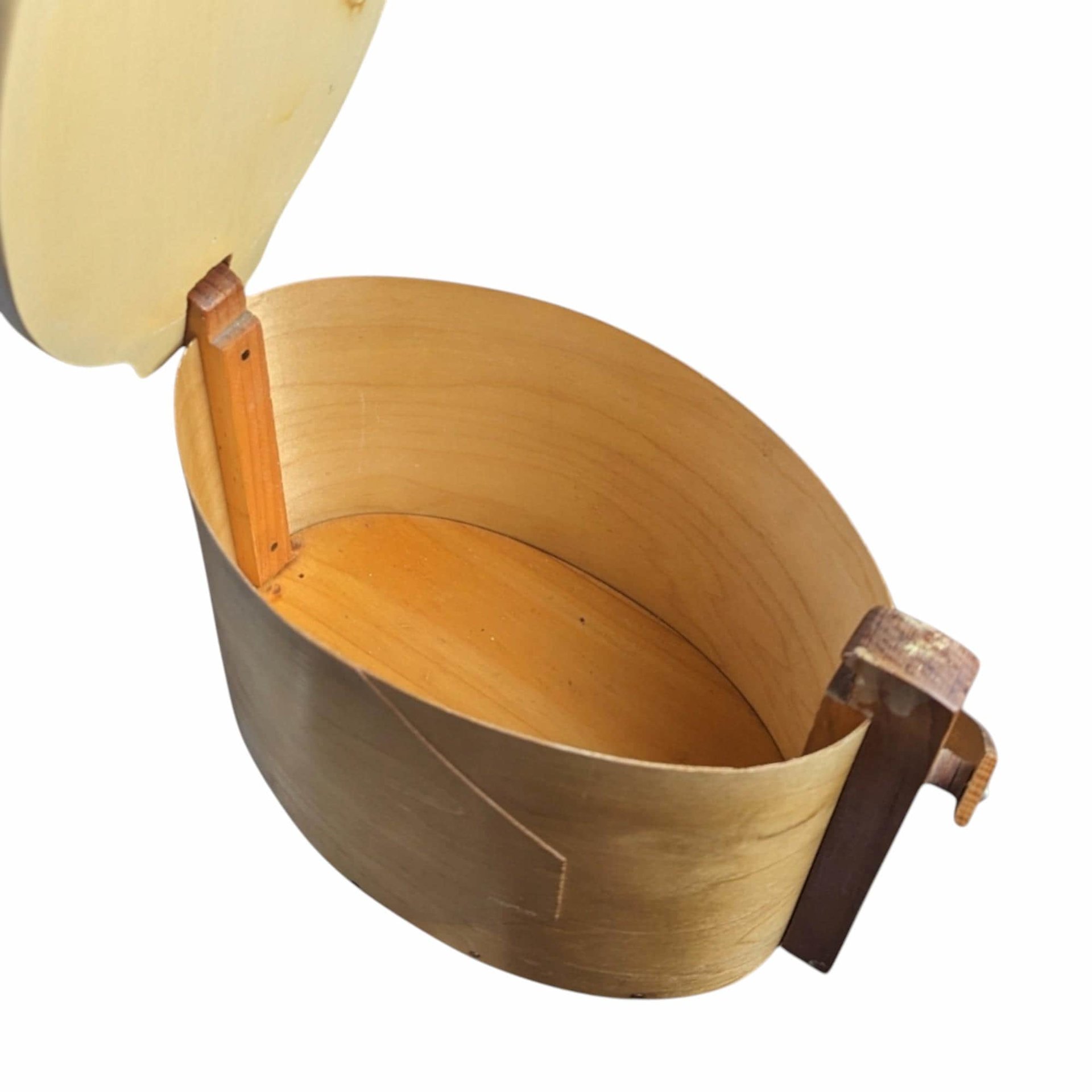 Vintage Basketville Putney Vermont Lidded Basket: Floral Decor