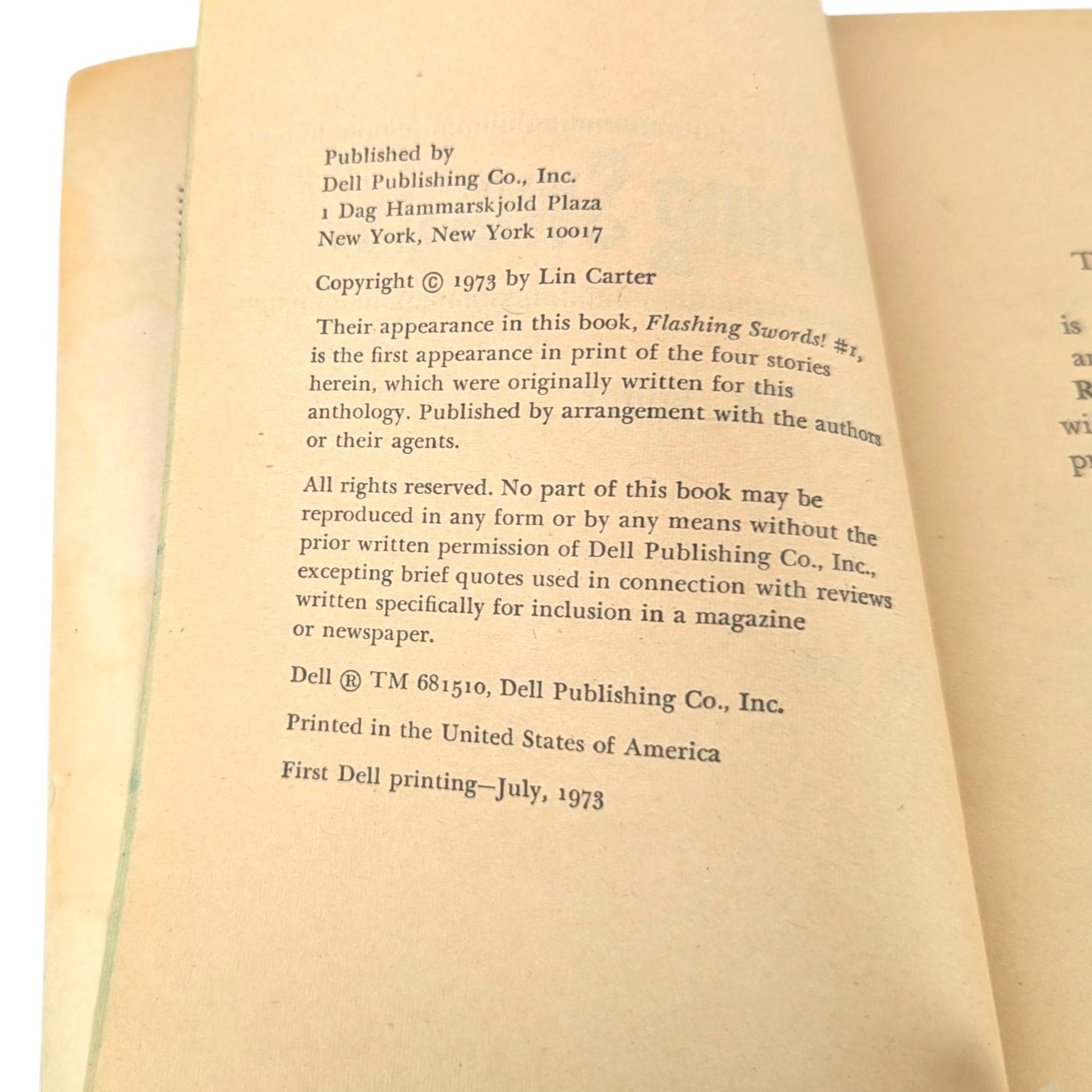 Flashing Swords #1: 1973 Sword & Sorcery Anthology, Frazetta Cover Art