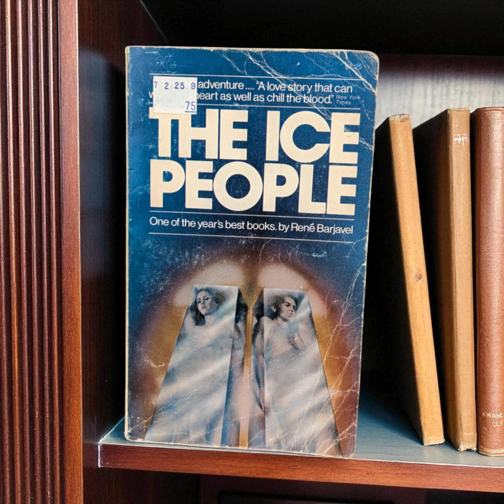 Vintage 1971 The Ice People Paperback, René Barjavel Sci-Fi Novel, 70s Science Fiction Romance, Pyramid Books, Lost Civilization Story