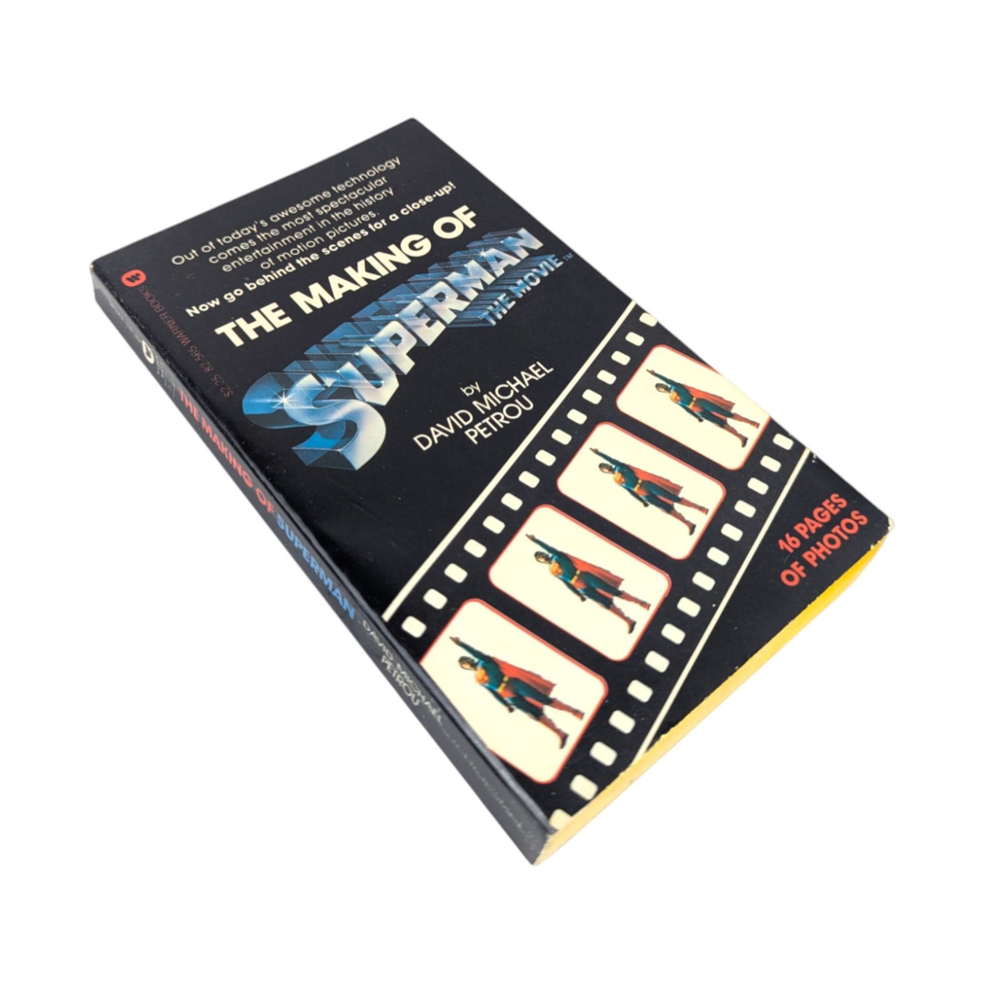 Vintage 1978 The Making of Superman The Movie Paperback, Christopher Reeve Film Tie-In, DC Comics Memorabilia, 70s Behind the Scenes Book