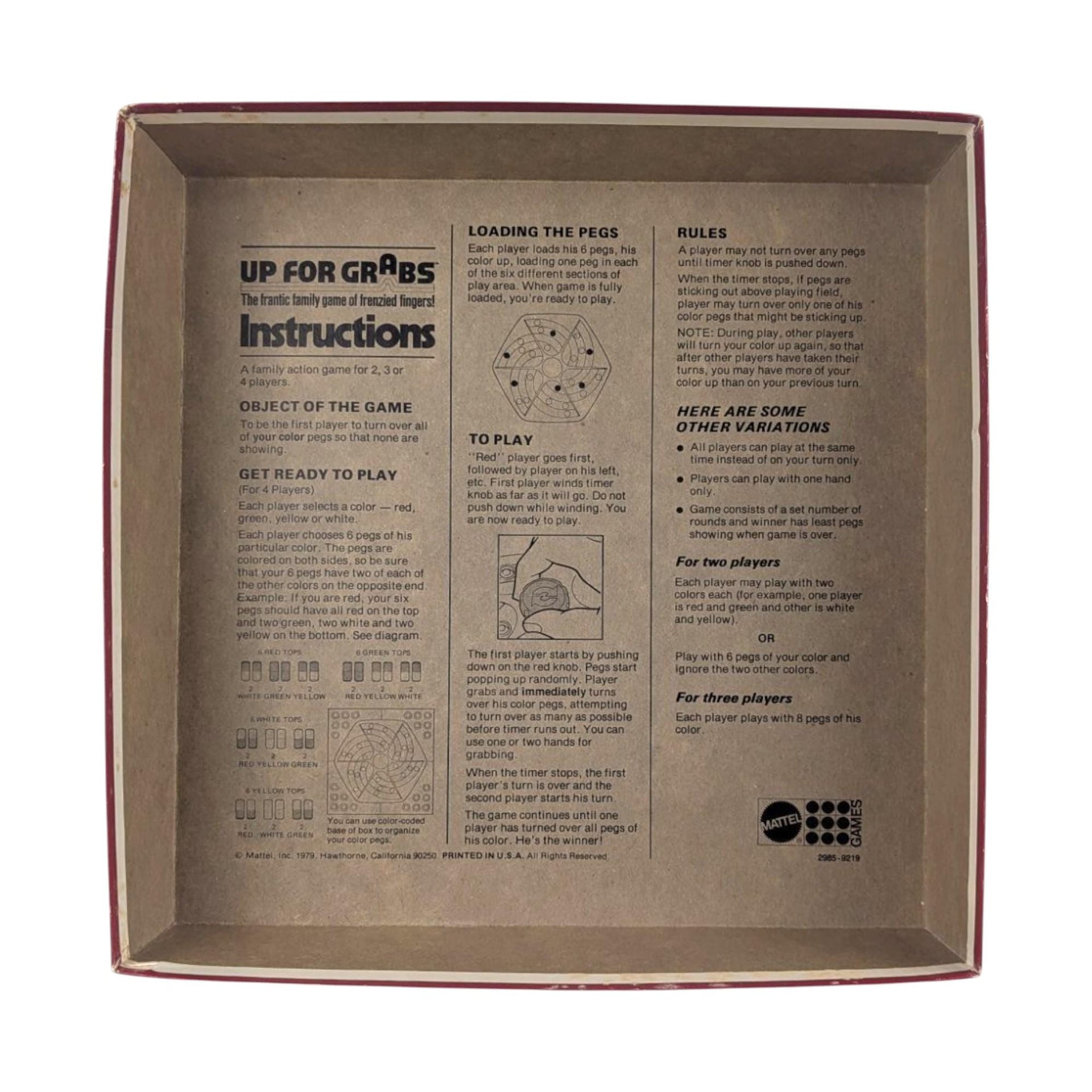 Vintage Up For Grabs Game: 1979 Mattel Dexterity Challenge