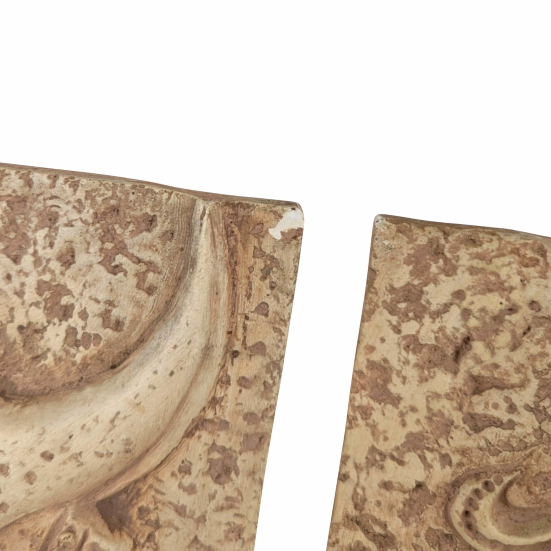 Vintage Greek Plaster Wall Plaques: Horse and Bull Relief Art