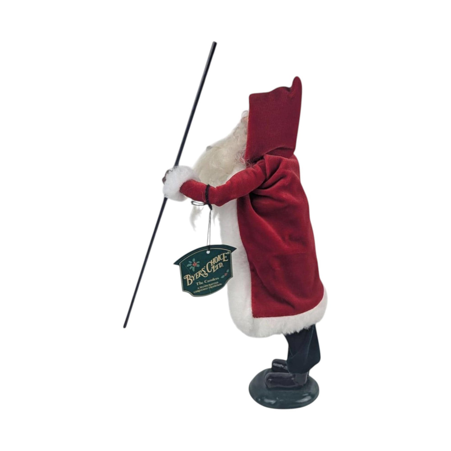 Vintage 1999 Byers' Choice Victorian Santa Figure: Holiday Mantel Decor