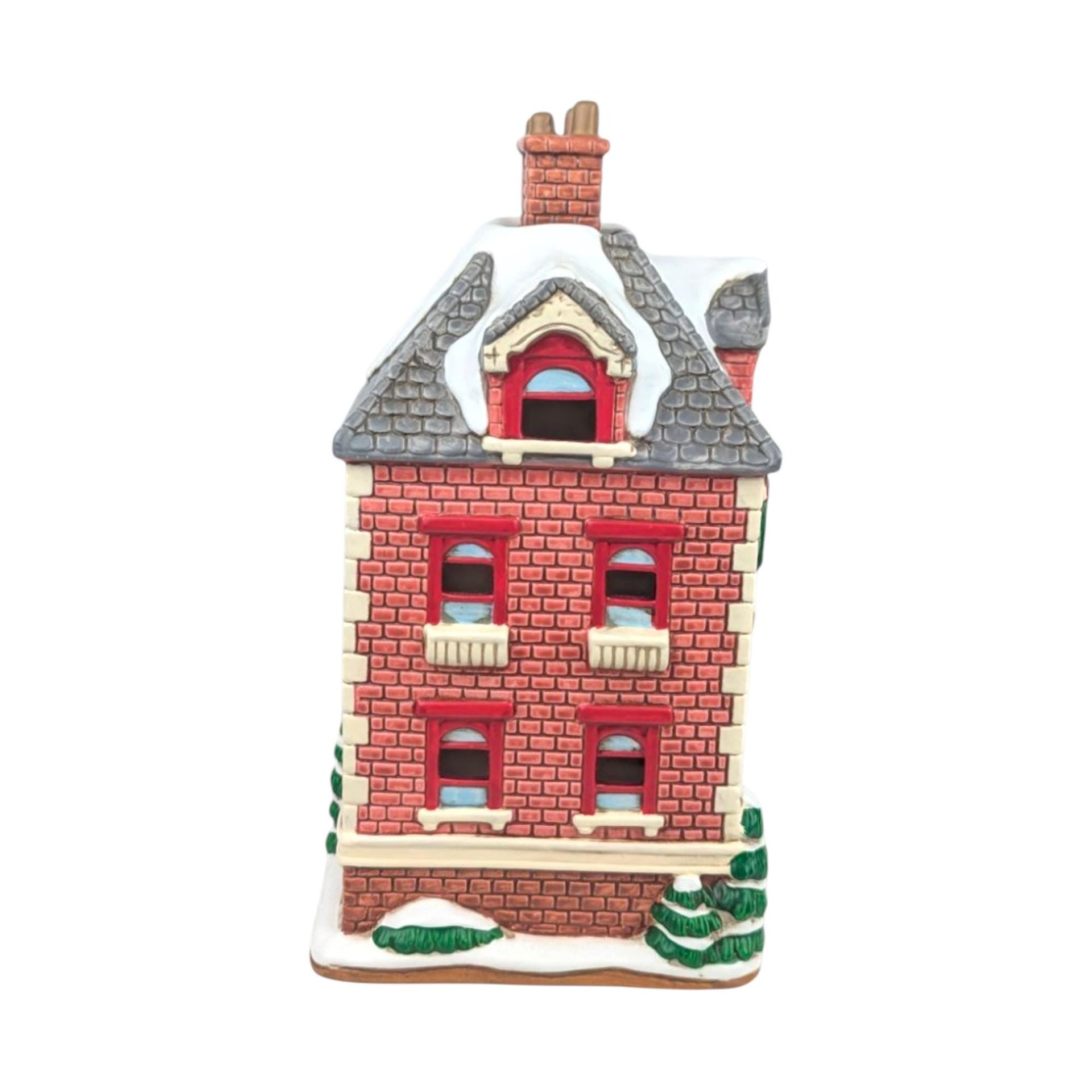 Geo Lefton Doctor's Office Light Up Village House - 1992 Vintage Christmas Decor