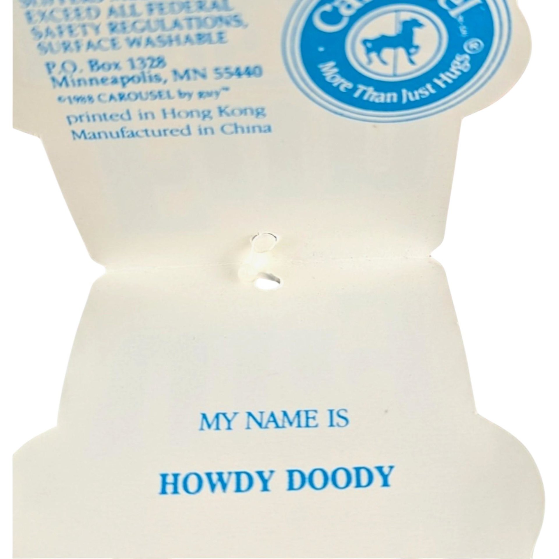 Vintage 1988 Howdy Doody Slippers: Childs Medium Collectible Character Footwear