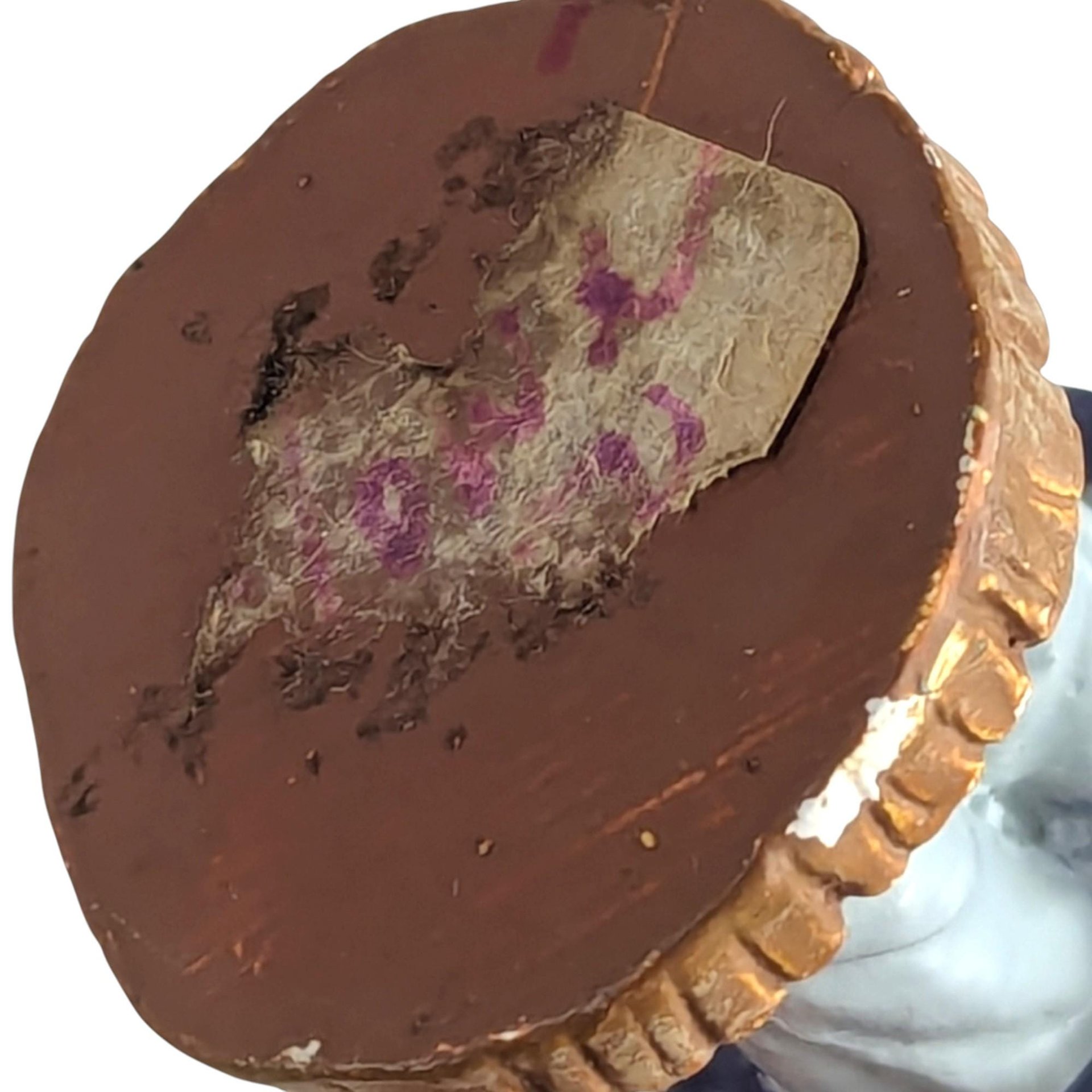 Vintage Metal Pierrot Clown Figurine: Circus Decor