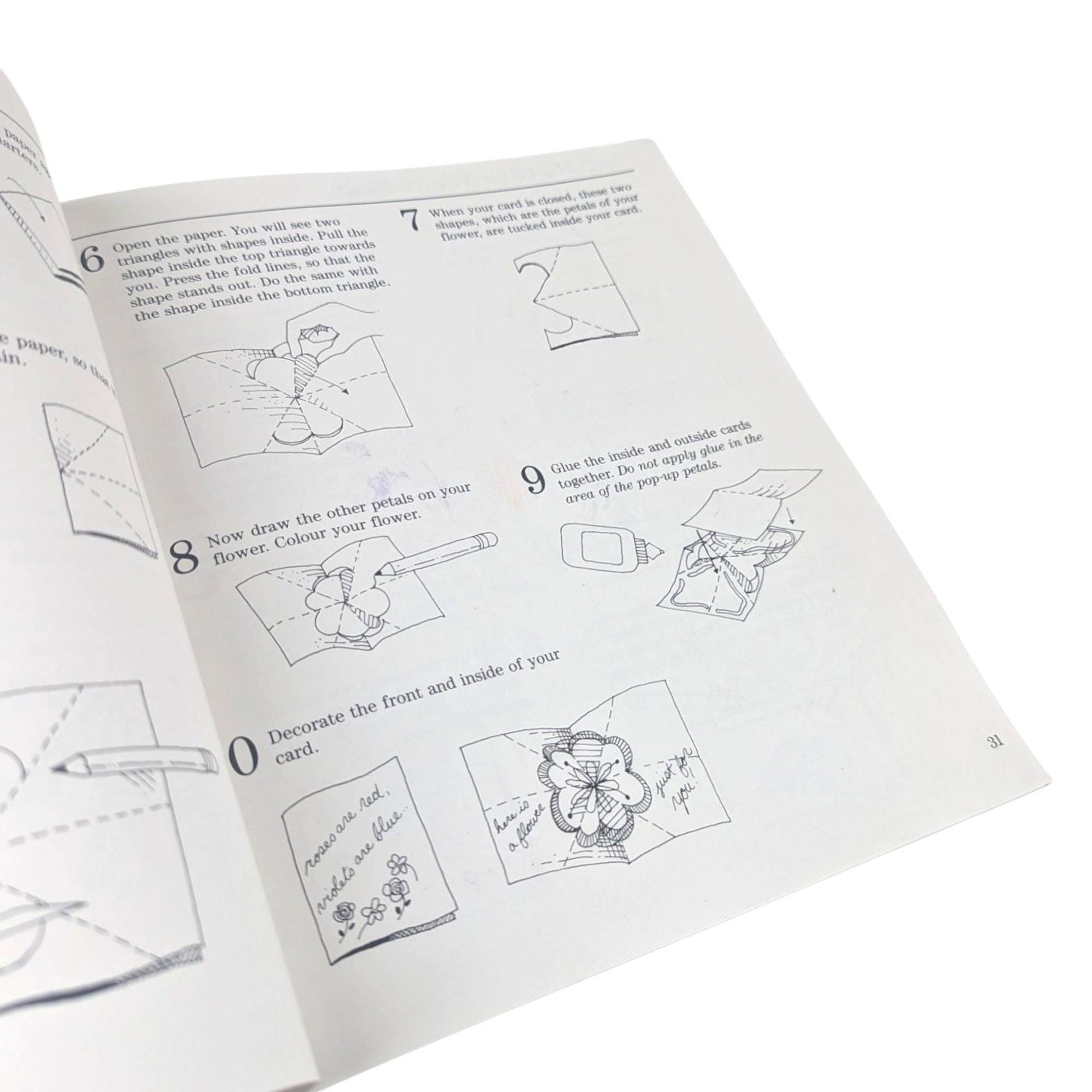 Vintage 1987 How to Make Pop-Ups Book: Joan Irvine, Barbara Reid Illustrations