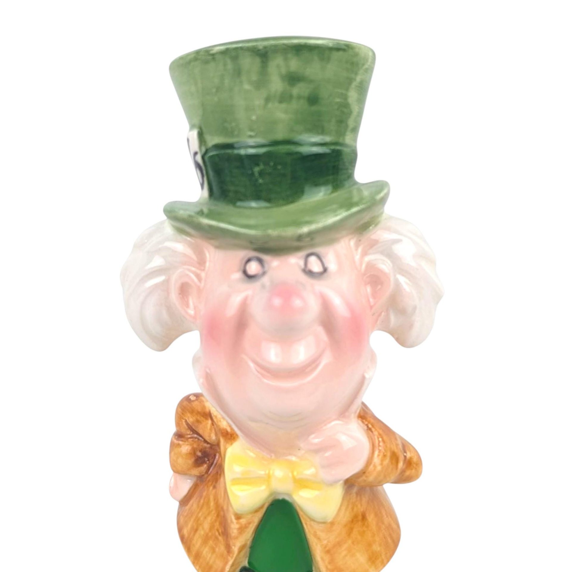 Vintage Disney Mad Hatter Figurine, Alice in Wonderland Porcelain Character Figure, Small Ceramic Statue, Disneyana Collector Gift