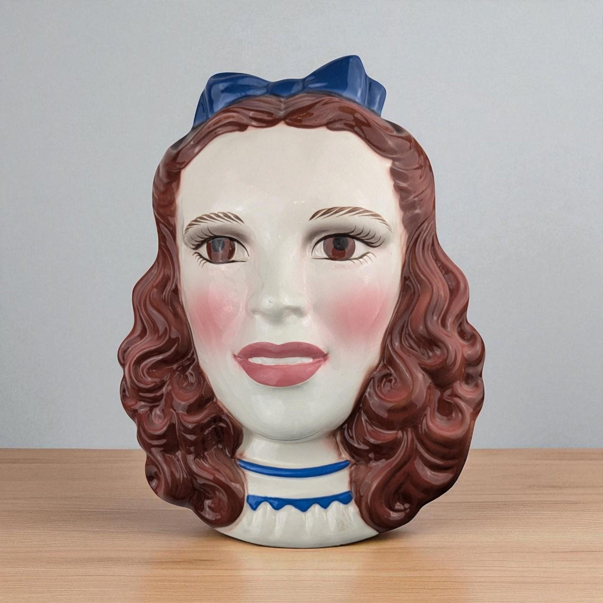 Vintage 1995 Dorothy Wall Mask: Wizard of Oz Clay Art Decor