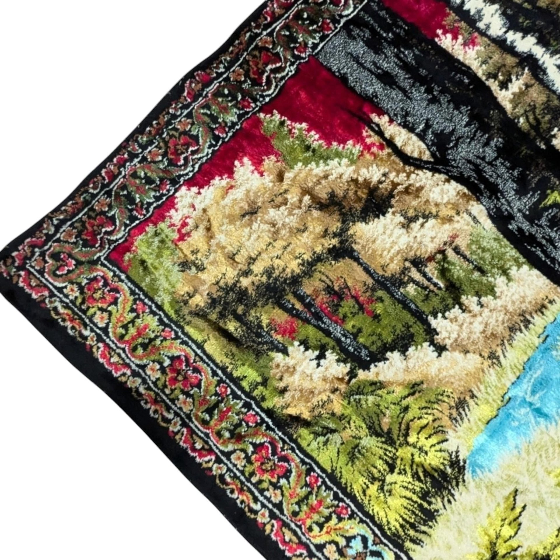 Vintage Pheasant Tapestry Wall Hanging: Bohemian Woodland Scene, Large Wall Art