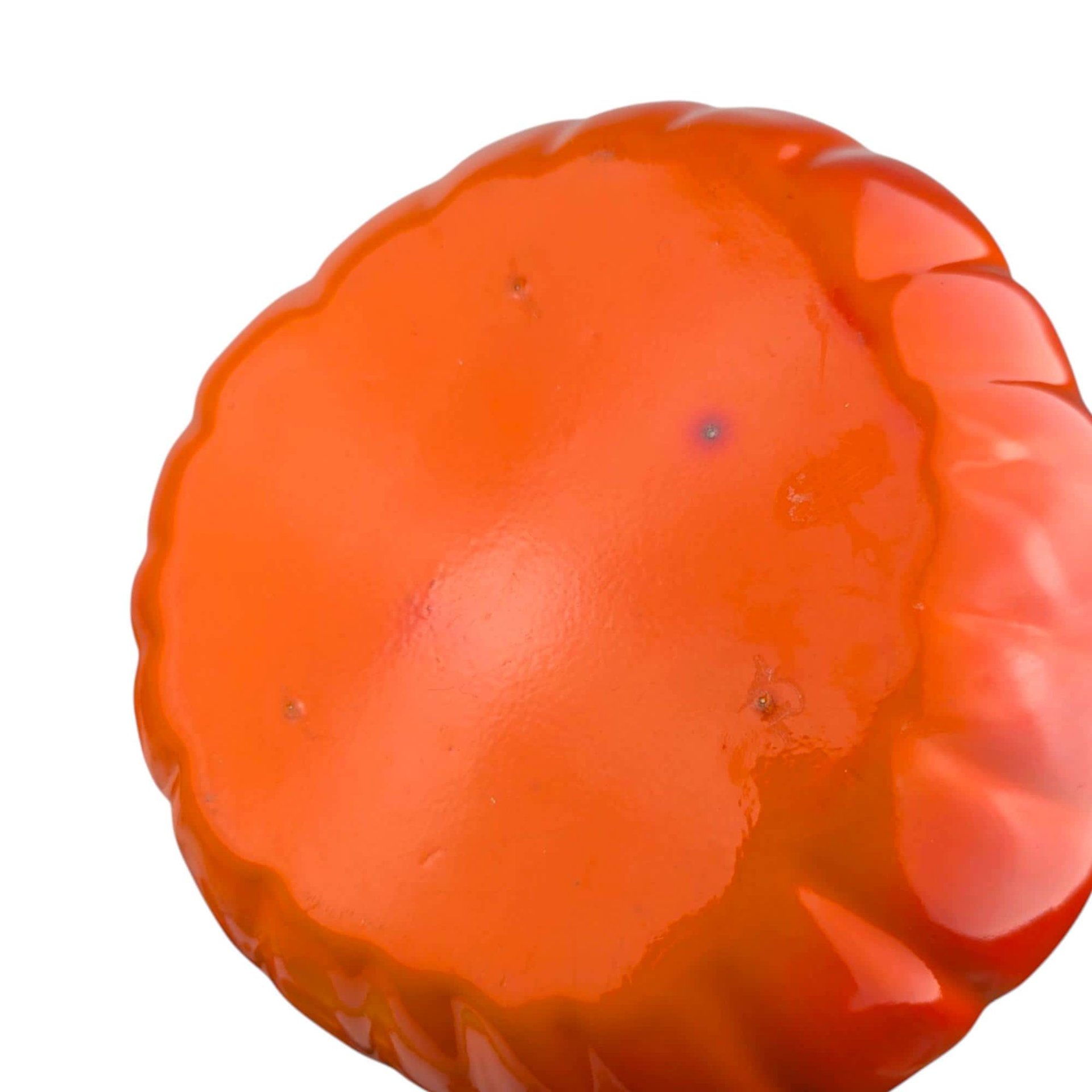 Vintage Ceramic Pumpkin Punch Bowl Set: Tureen, Ladle & 7 Cups - Fall Decor