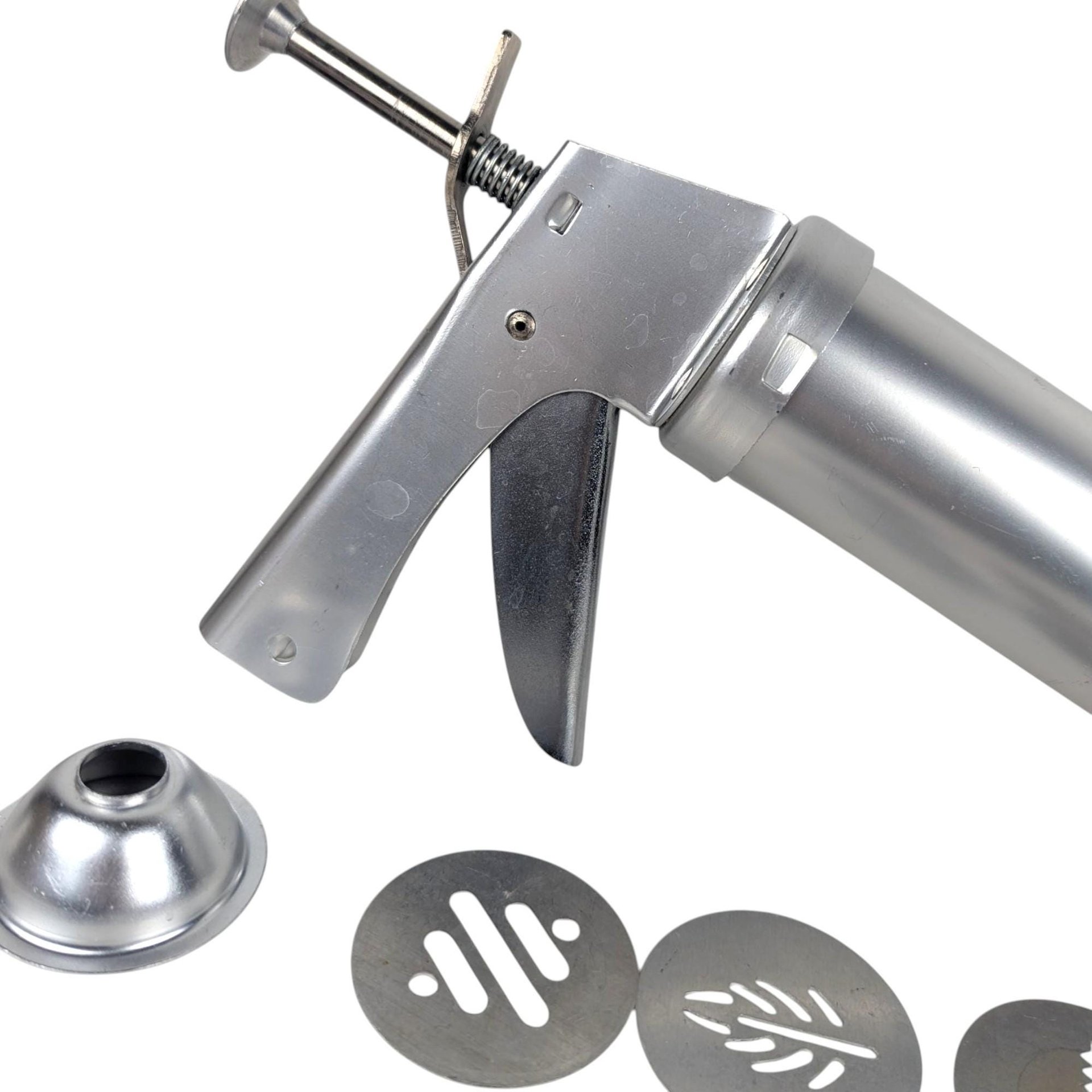 Vintage Wearever Cookie Gun Press, Aluminum Spritz Cookie Maker and Cake Decorating Set, Vintage Bakeware, Kitchen Gadget Gift for Baker