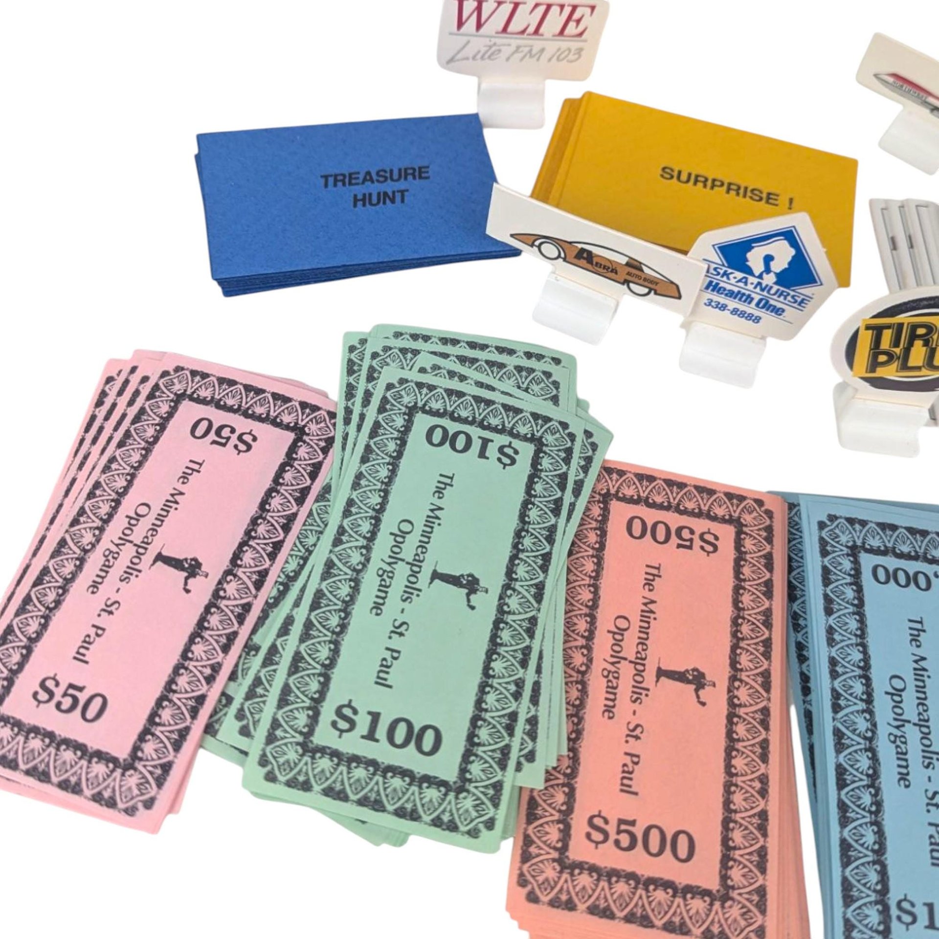 Vintage 1990 Mpls St Paul Opoly Game: Nationalopoly Twin Cities Edition