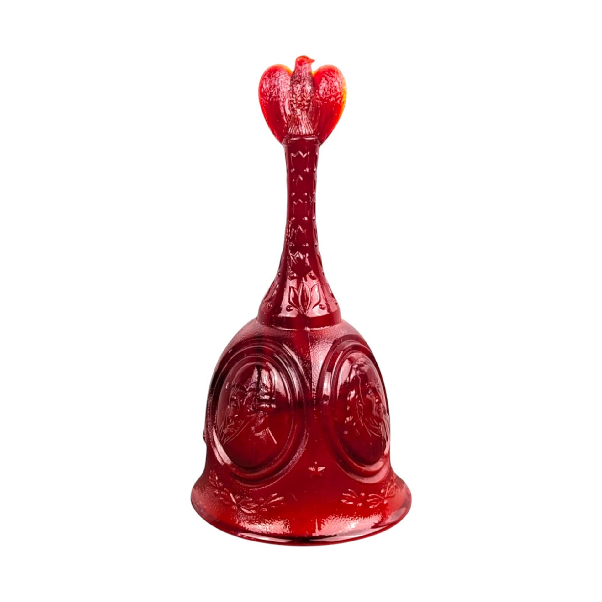 Vintage Fenton Art Glass Bicentennial Bell: 1976 USA Commemorative