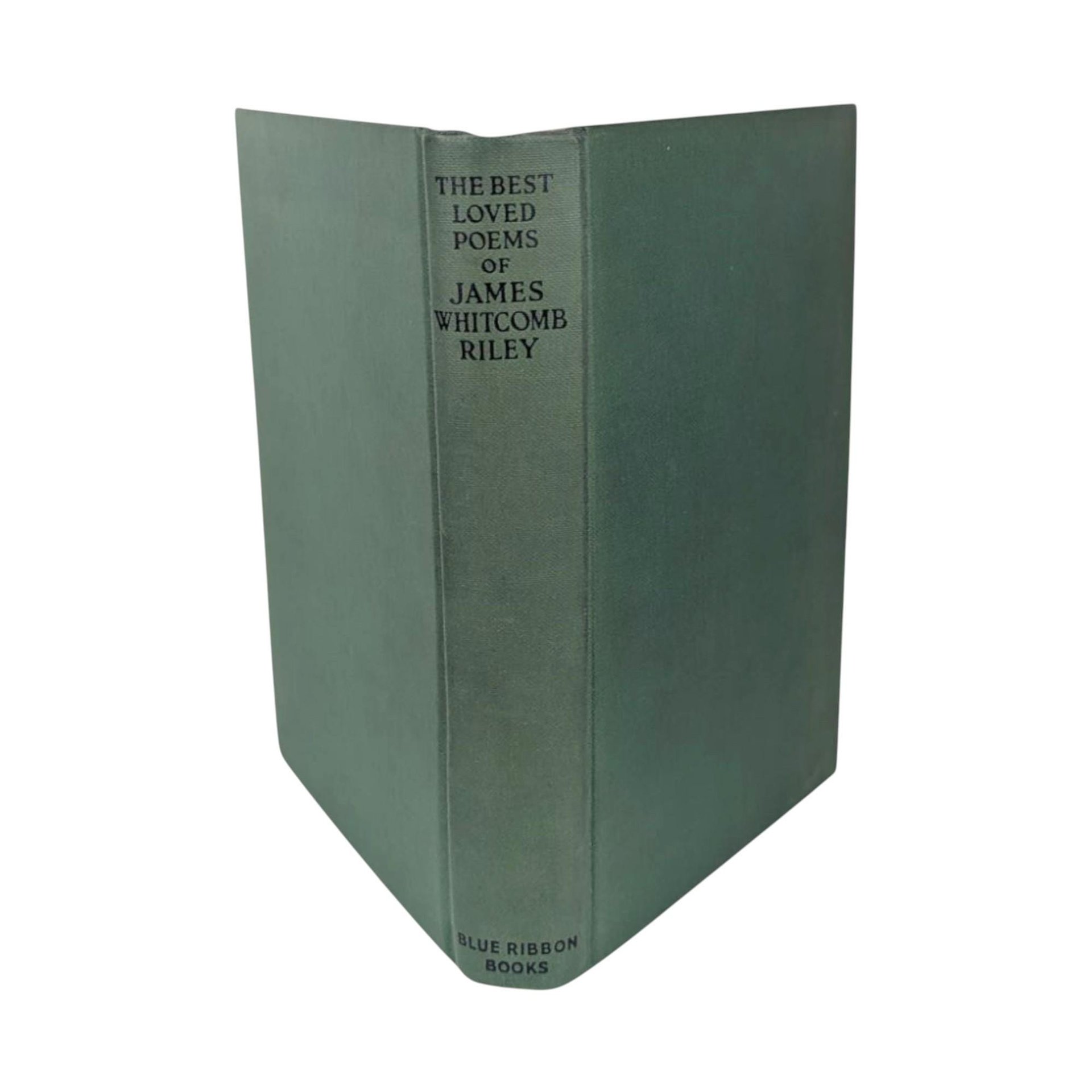 1920s James Whitcomb Riley Poetry: Blue Ribbon Books Hardcover