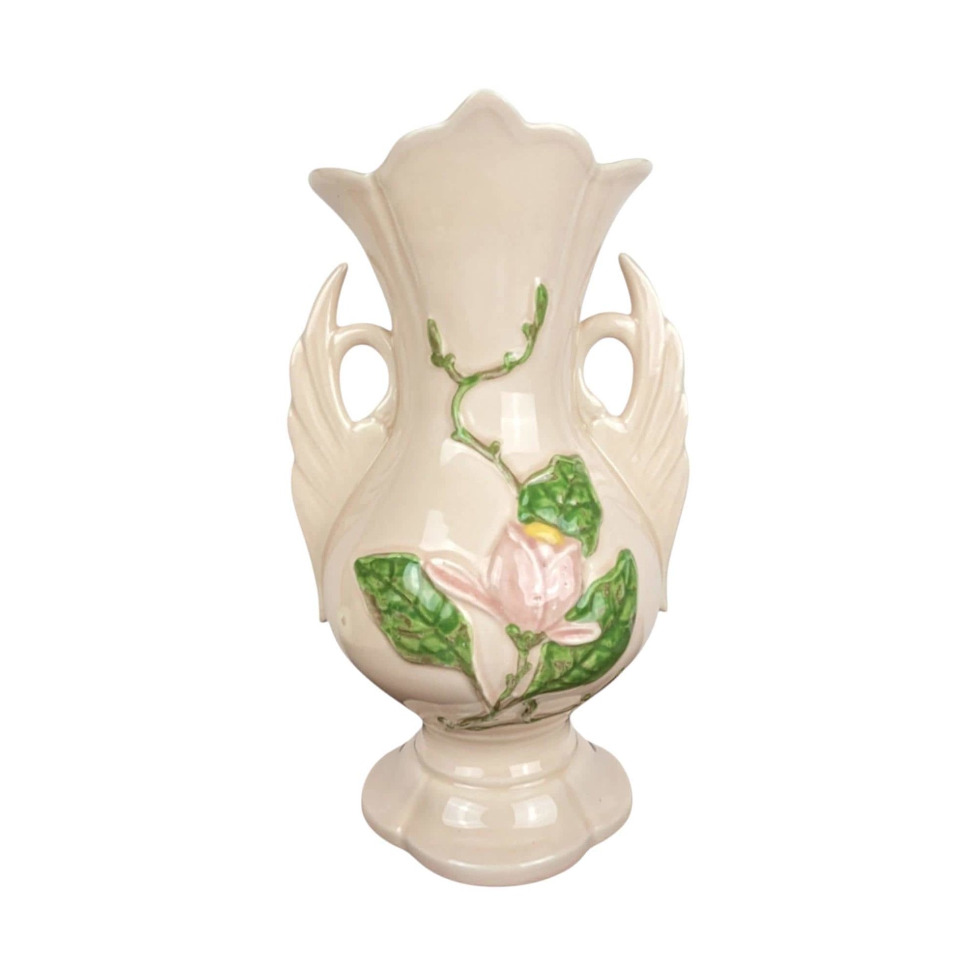 Vintage Hull Pink Magnolia Art Pottery Vase: Choice of 12.5" H-16 or H-18