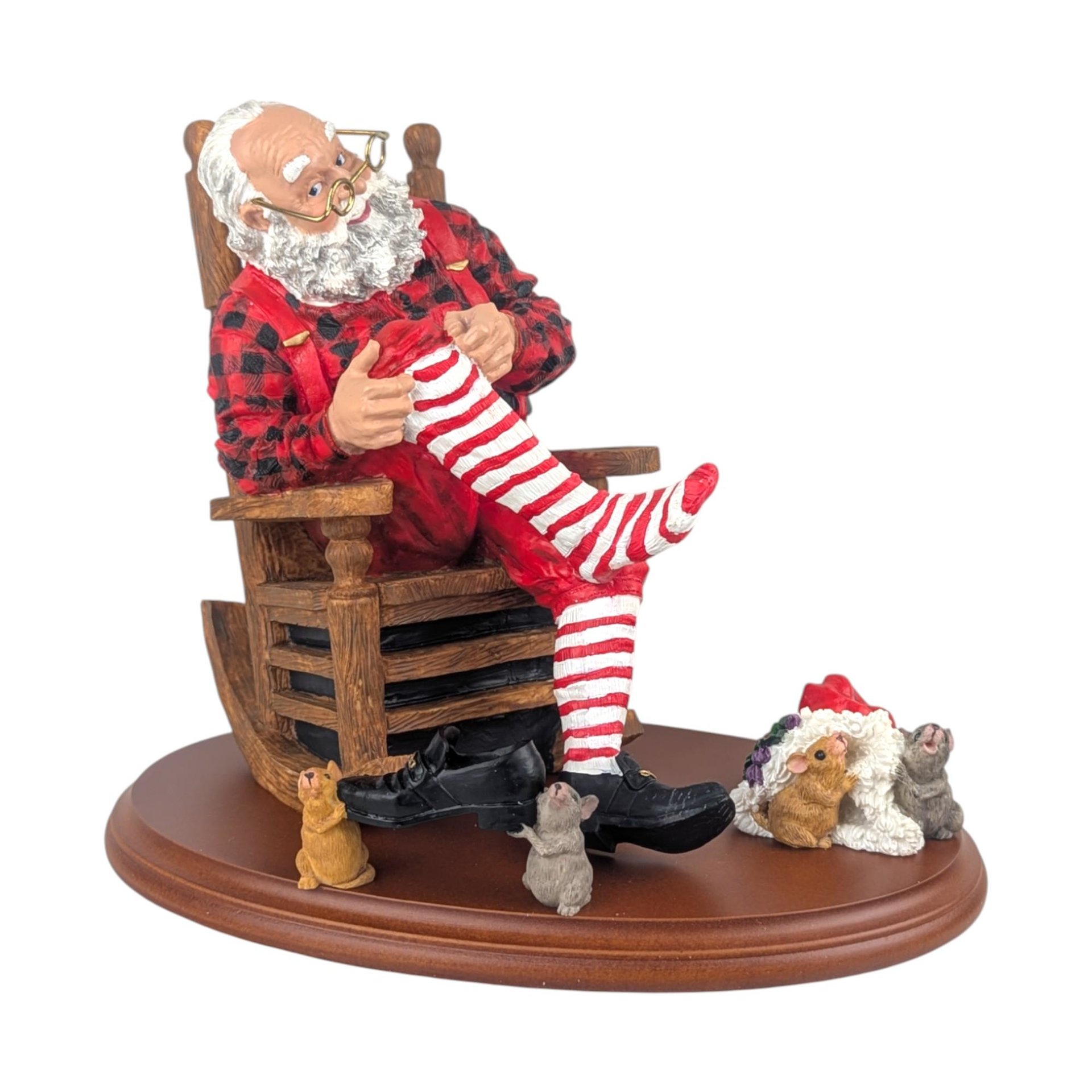 Vintage 1995 Santa's Dress Rehearsal: Dept 56 Christmas Figurine