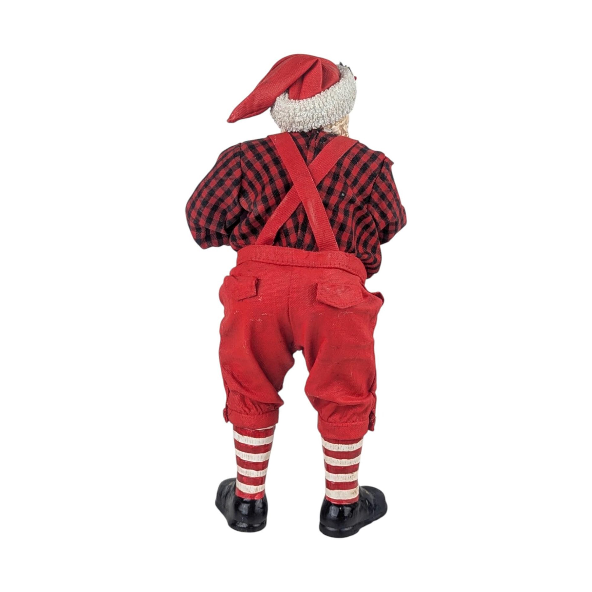 Vintage 1994 Bachman's Santa Figure: Possible Dreams Clothtique Exclusive