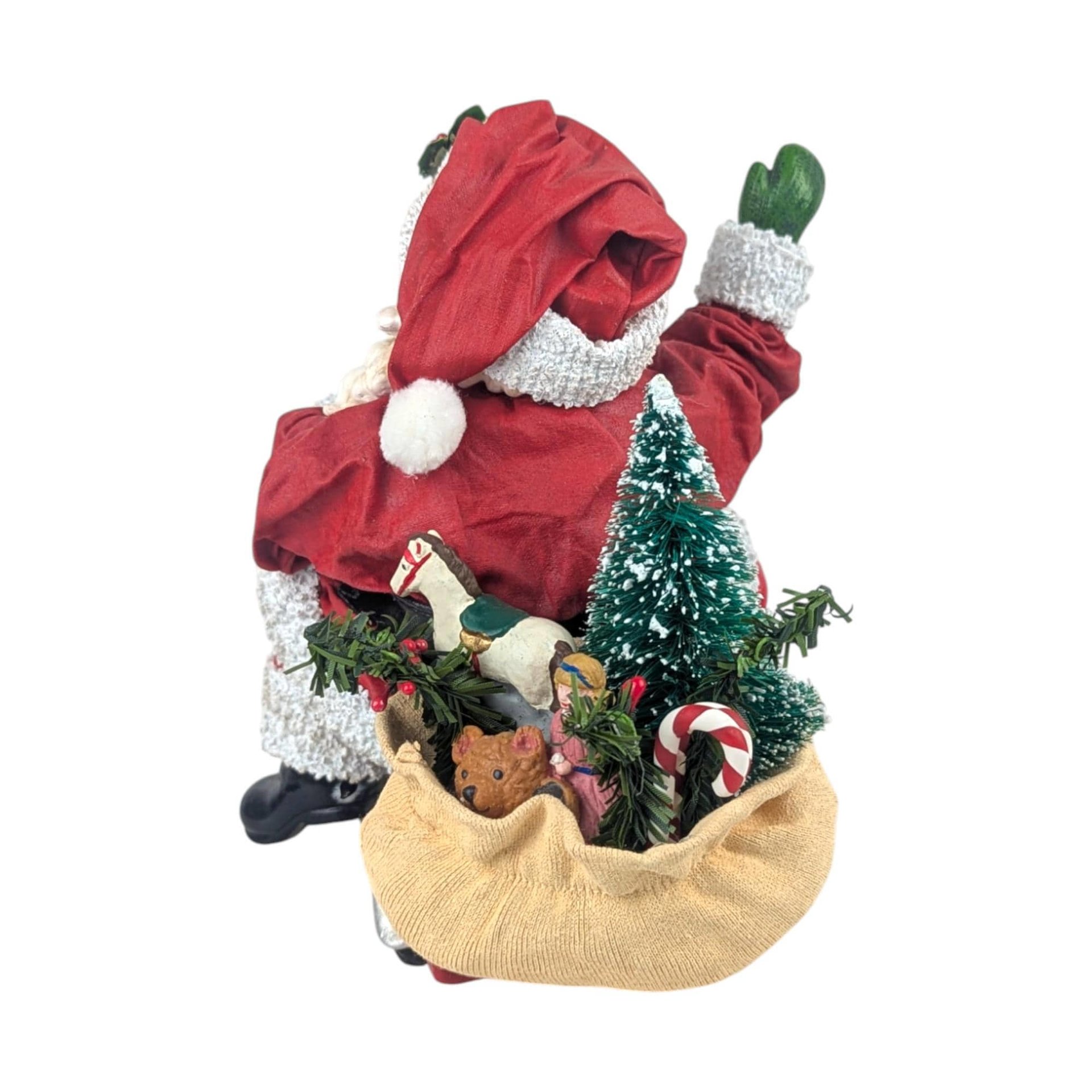 Vintage 1997 Holiday Traffic Santa: Possible Dreams Clothtique Figurine