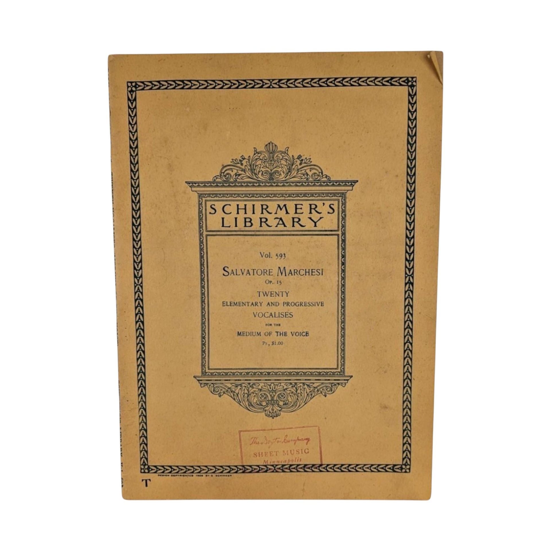 Vintage Sheet Music Book Lot: 1927 Schirmer, 1964 Chevrolet, 1991 Beauty & Beast