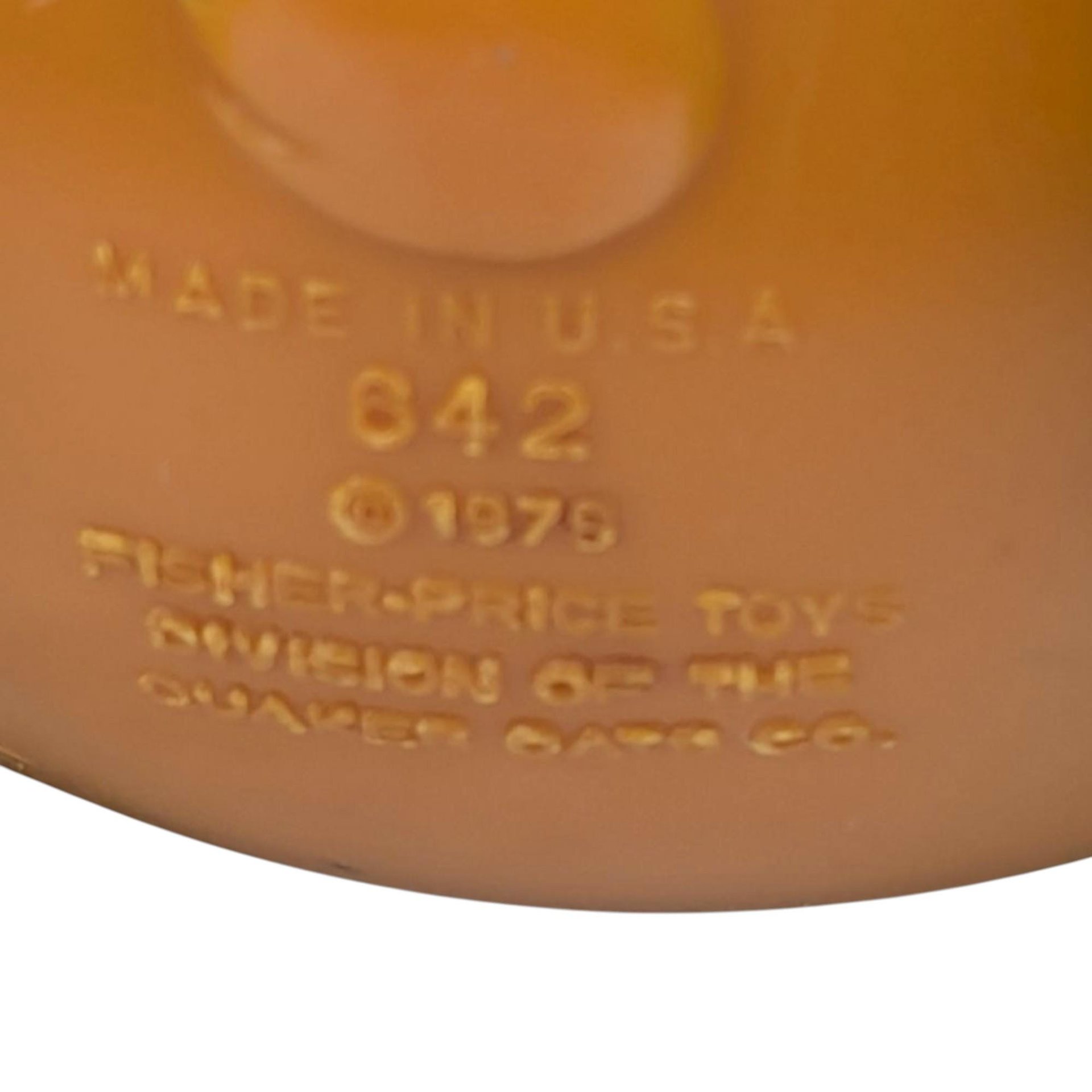 Vintage 1979 Fisher Price Bob Along Bear Pull Toy: Nursery Decor