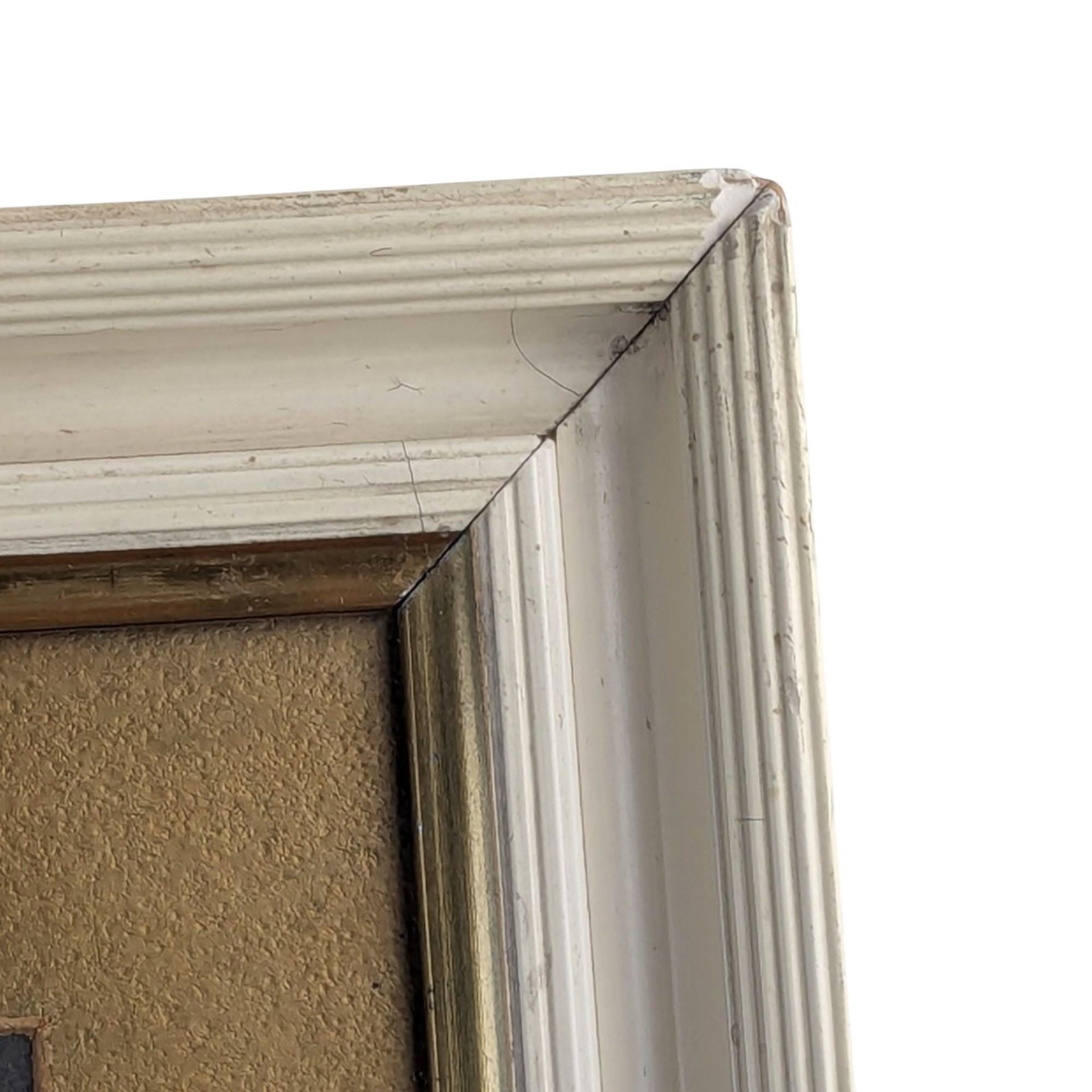 Framed Victorian Print: Woman Gazing at Moon - Ullman Mfg Co 1898