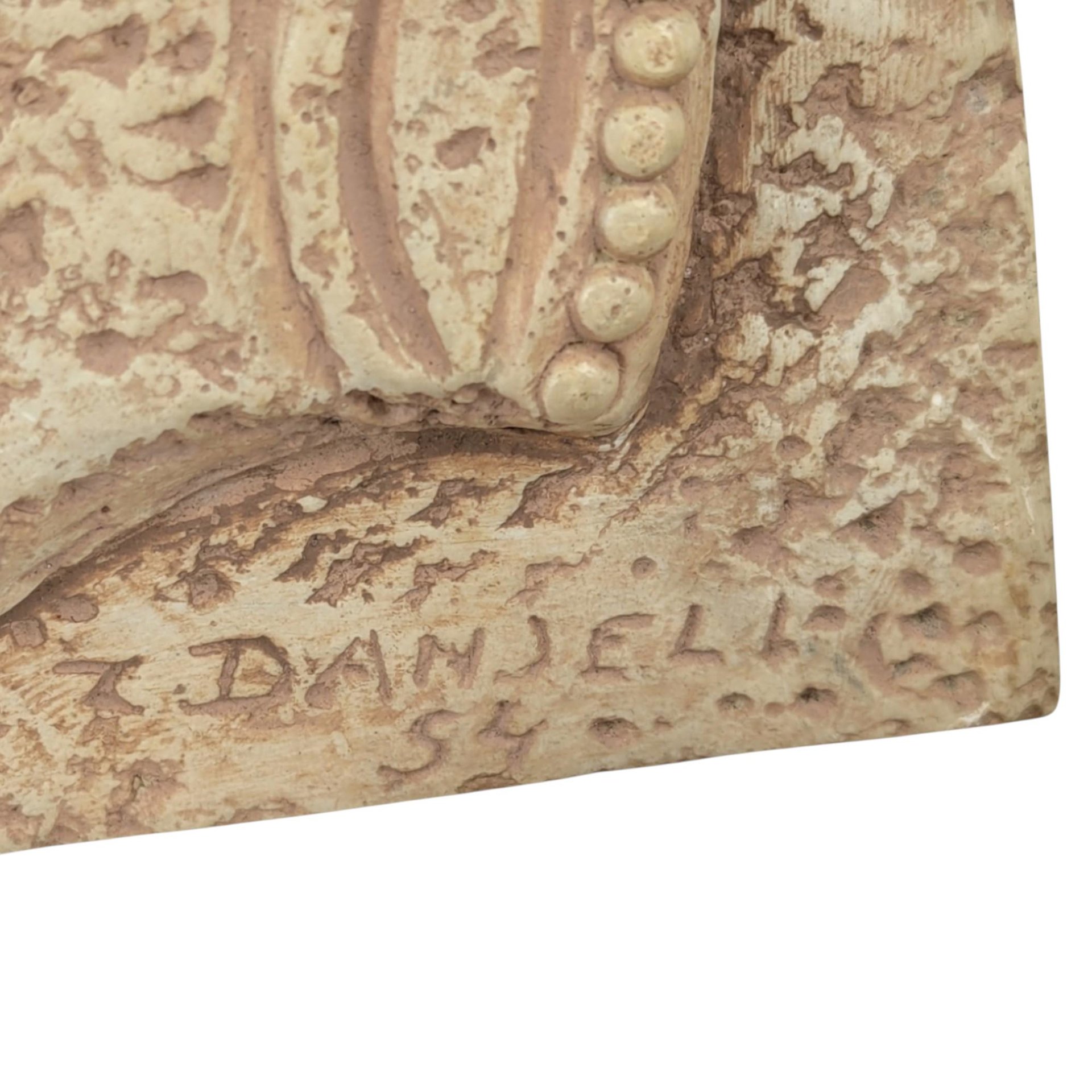 Vintage Greek Plaster Wall Plaques: Horse and Bull Relief Art