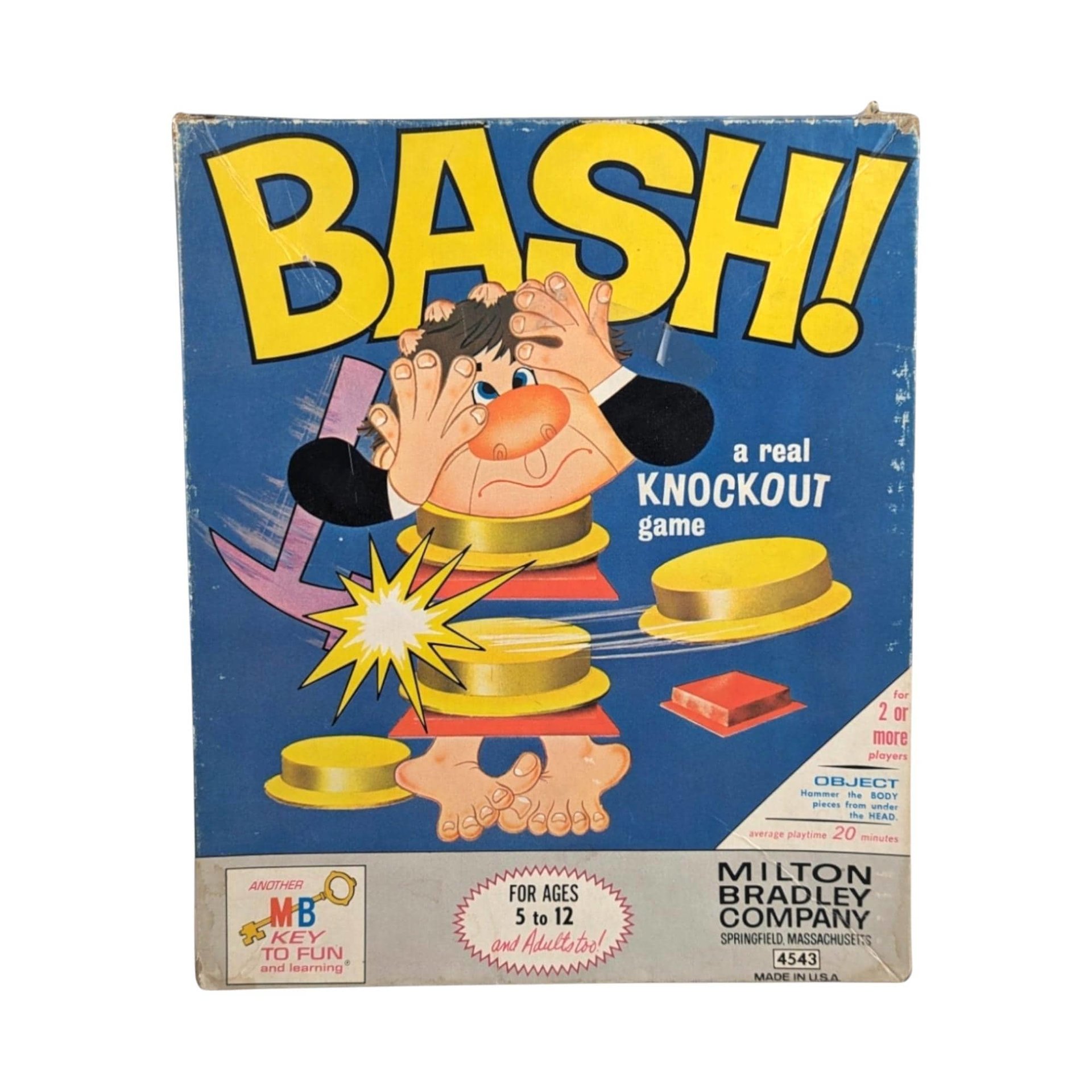 1965 Milton Bradley Bash Game: Vintage Family Fun