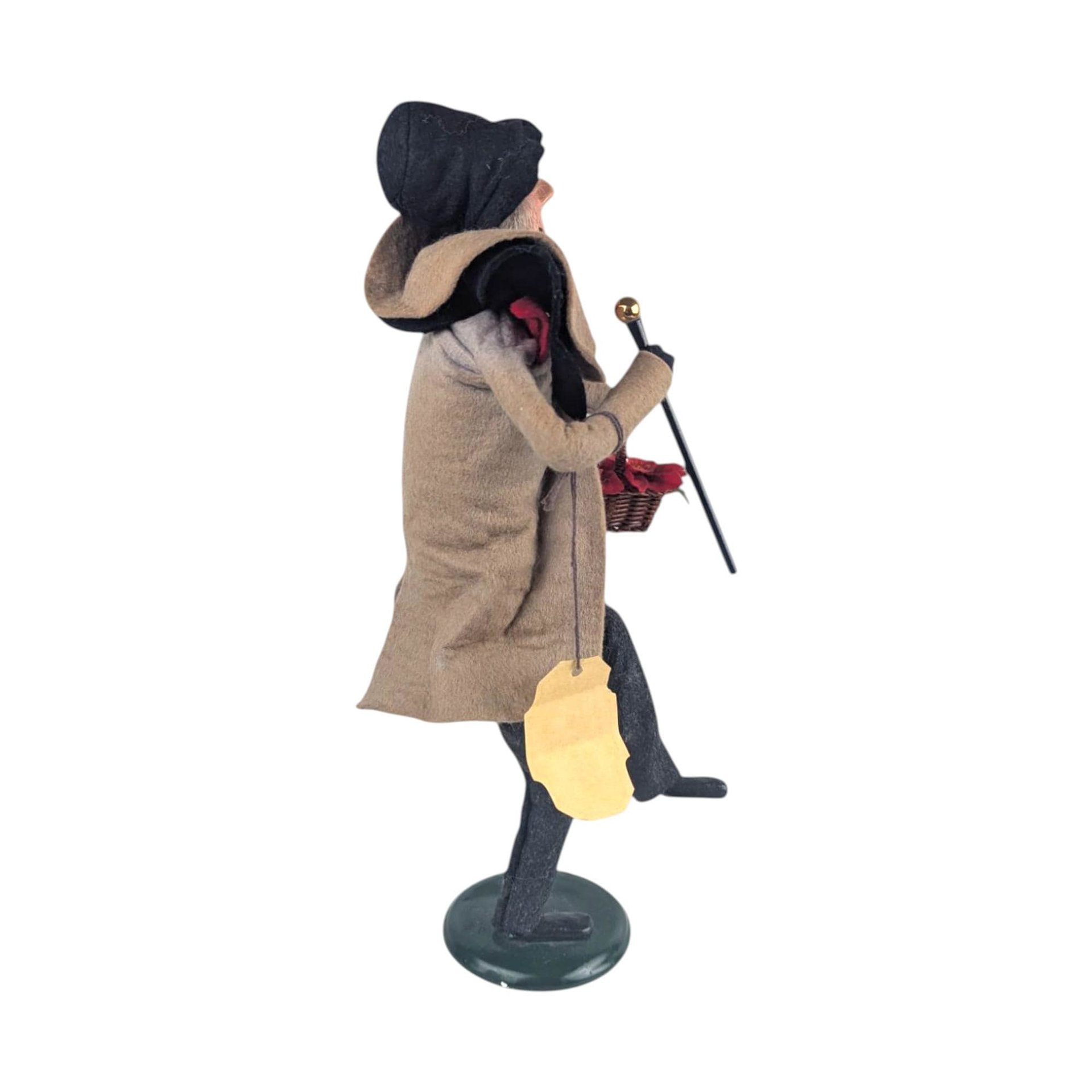 Vintage Byers' Choice Happy Scrooge Figurine: A Christmas Carol Dickens Decor