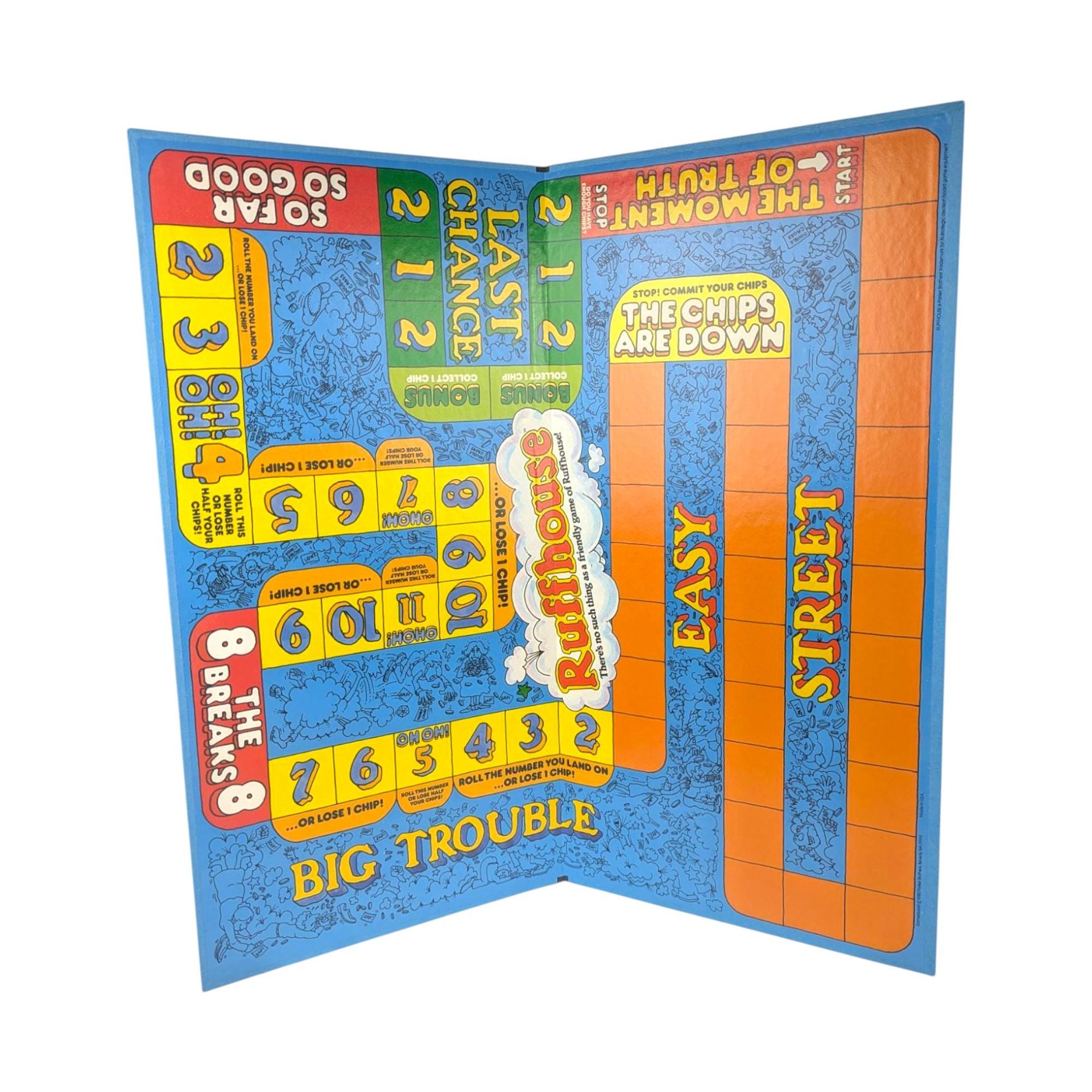 Vintage Ruffhouse Board Game: 1980s Parker Brothers Family Game Night