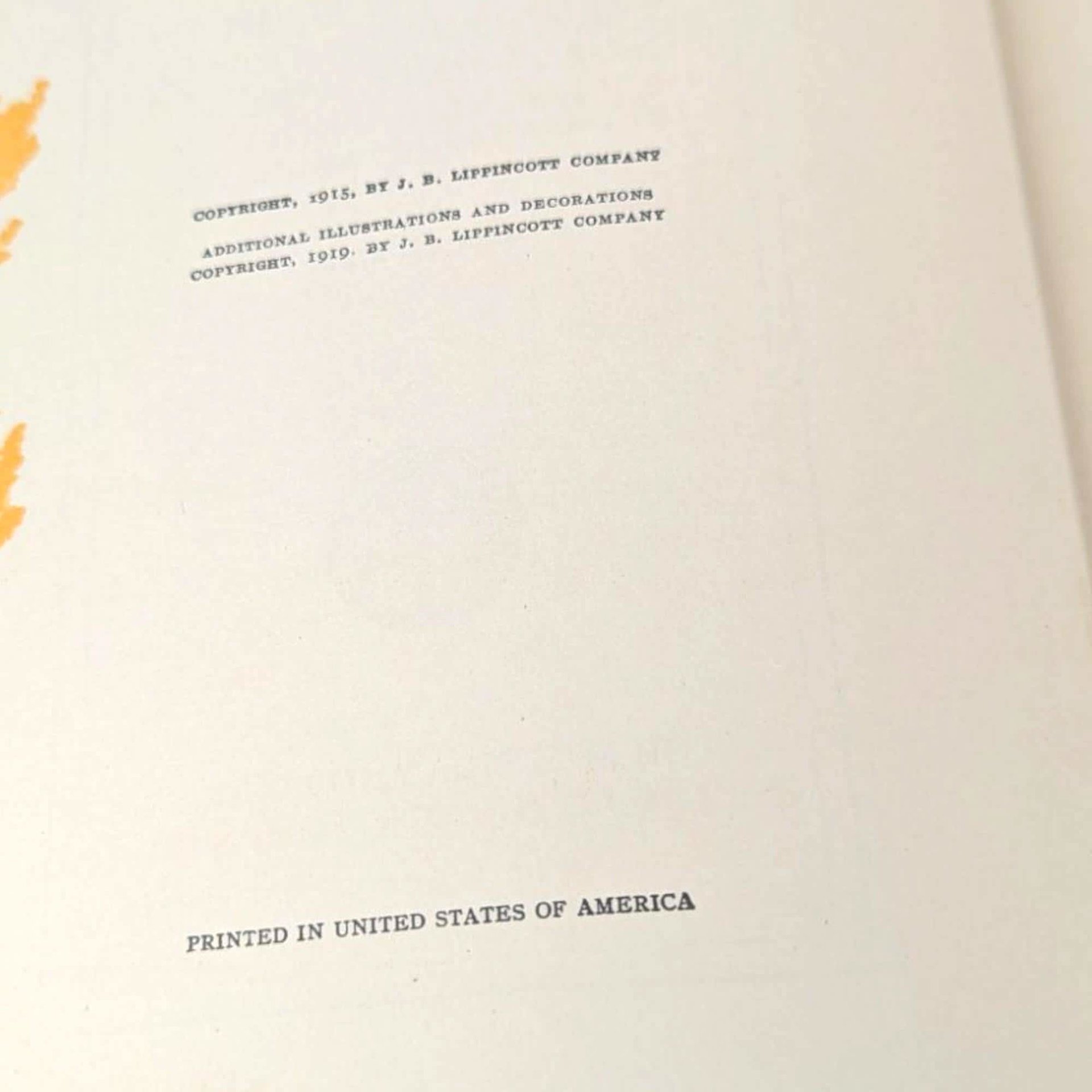 1919 Antique Heidi Book: Lippincott Edition, Maria L Kirk Illustrations