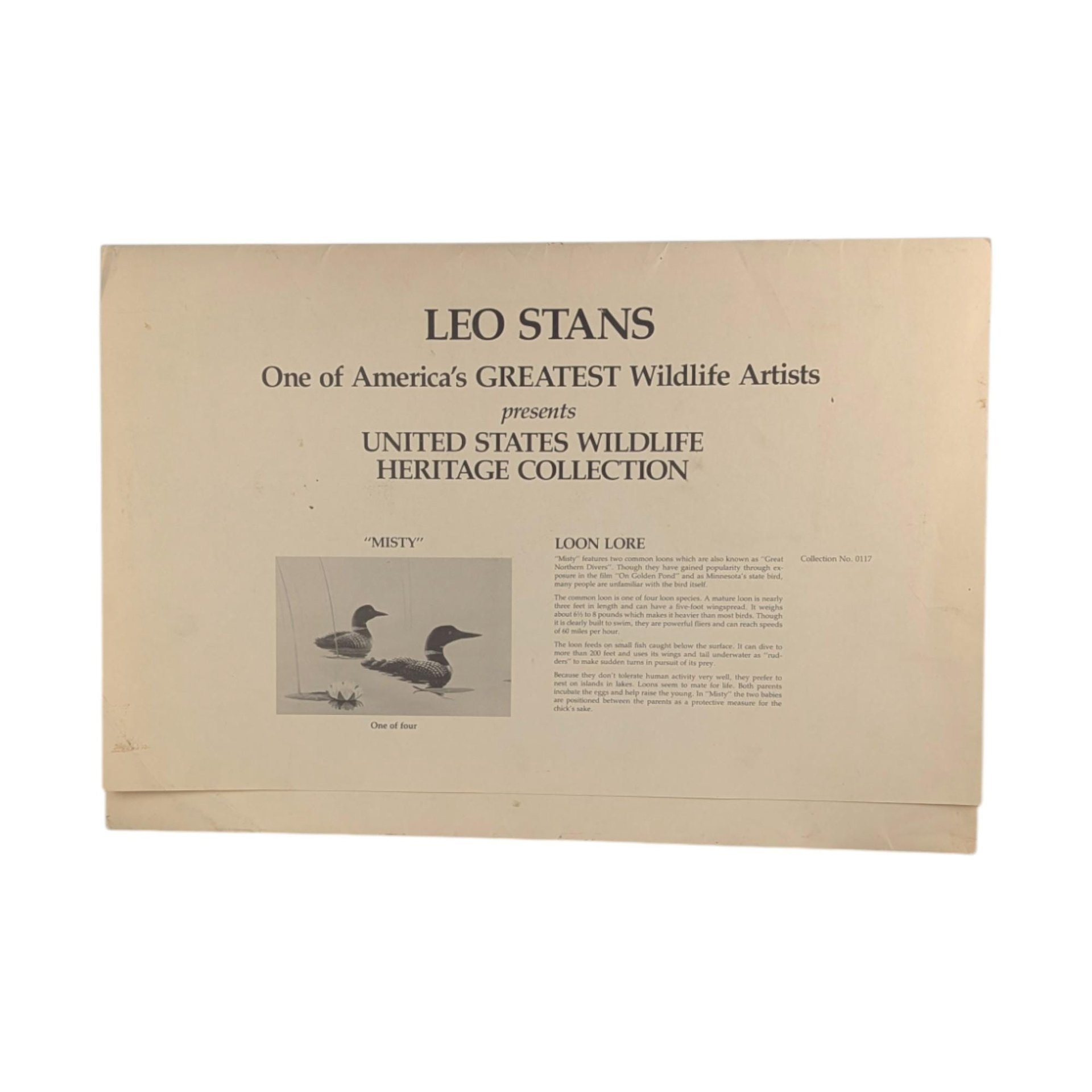 Vintage Leo Stans Wildlife Prints: United States Heritage Collection, Set of 4