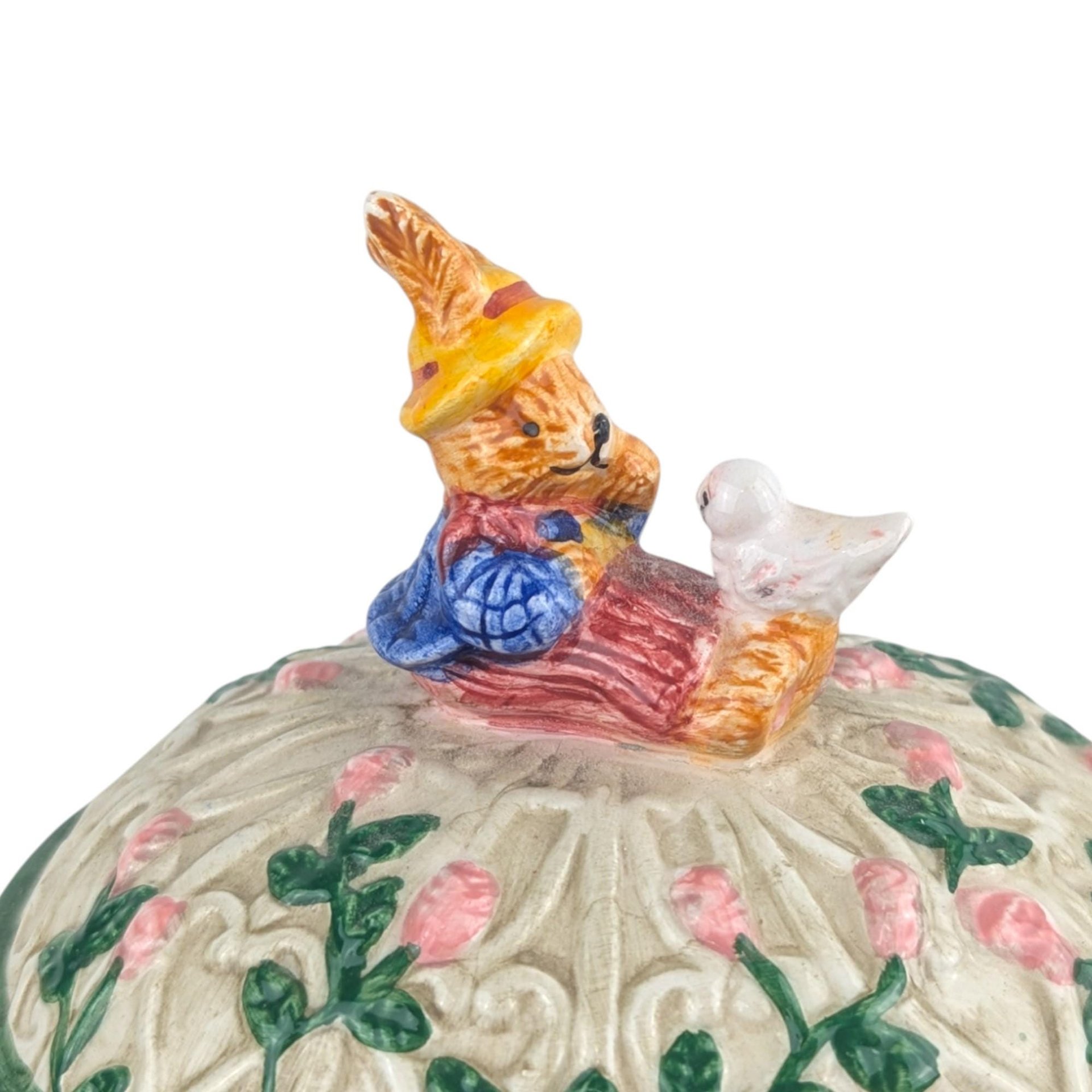 Vintage 1998 Rabbit Teapot: Mercuries Decorative Ceramic Garden Party