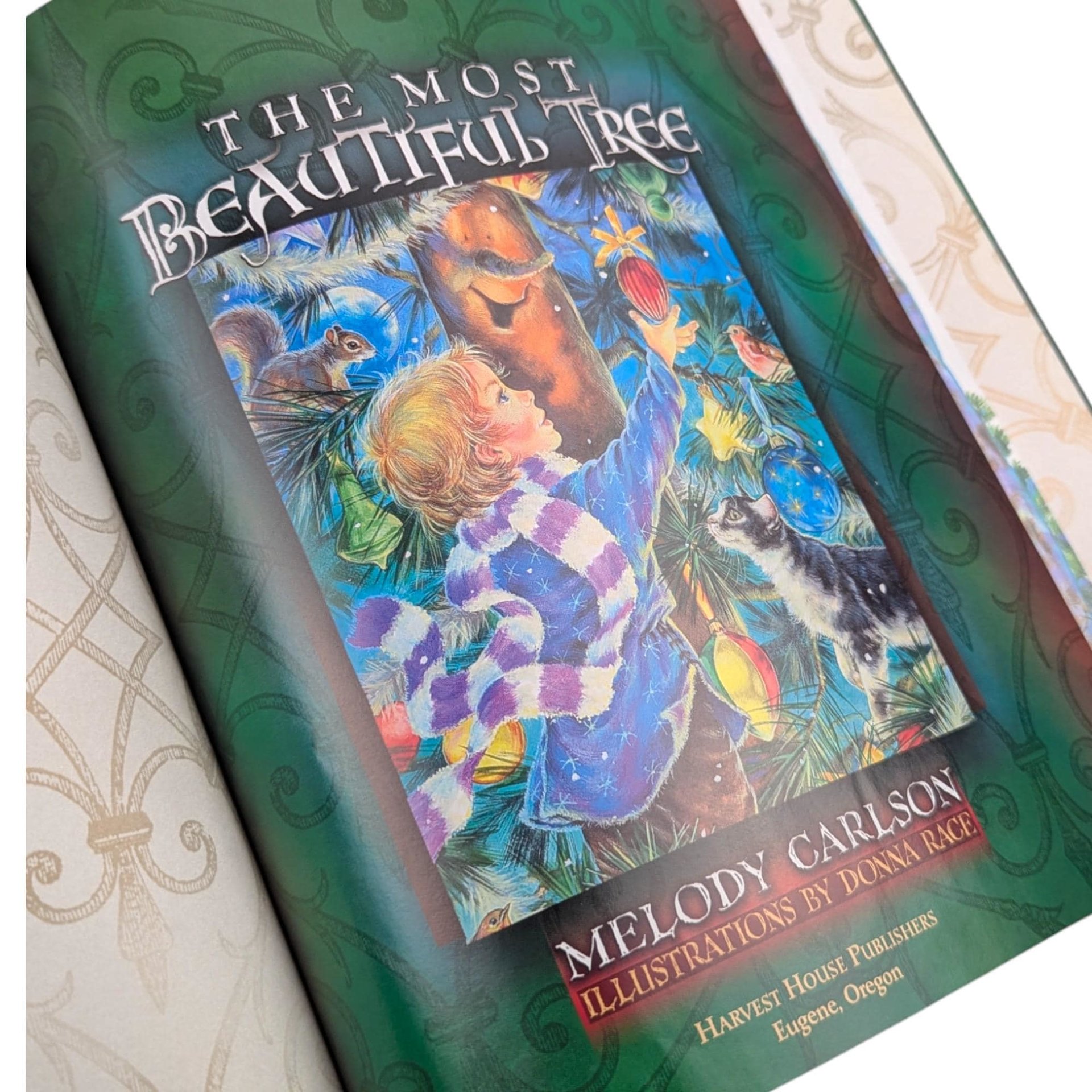 Vintage 2001 The Most Beautiful Tree: Melody Carlson Illustrated Christmas Book